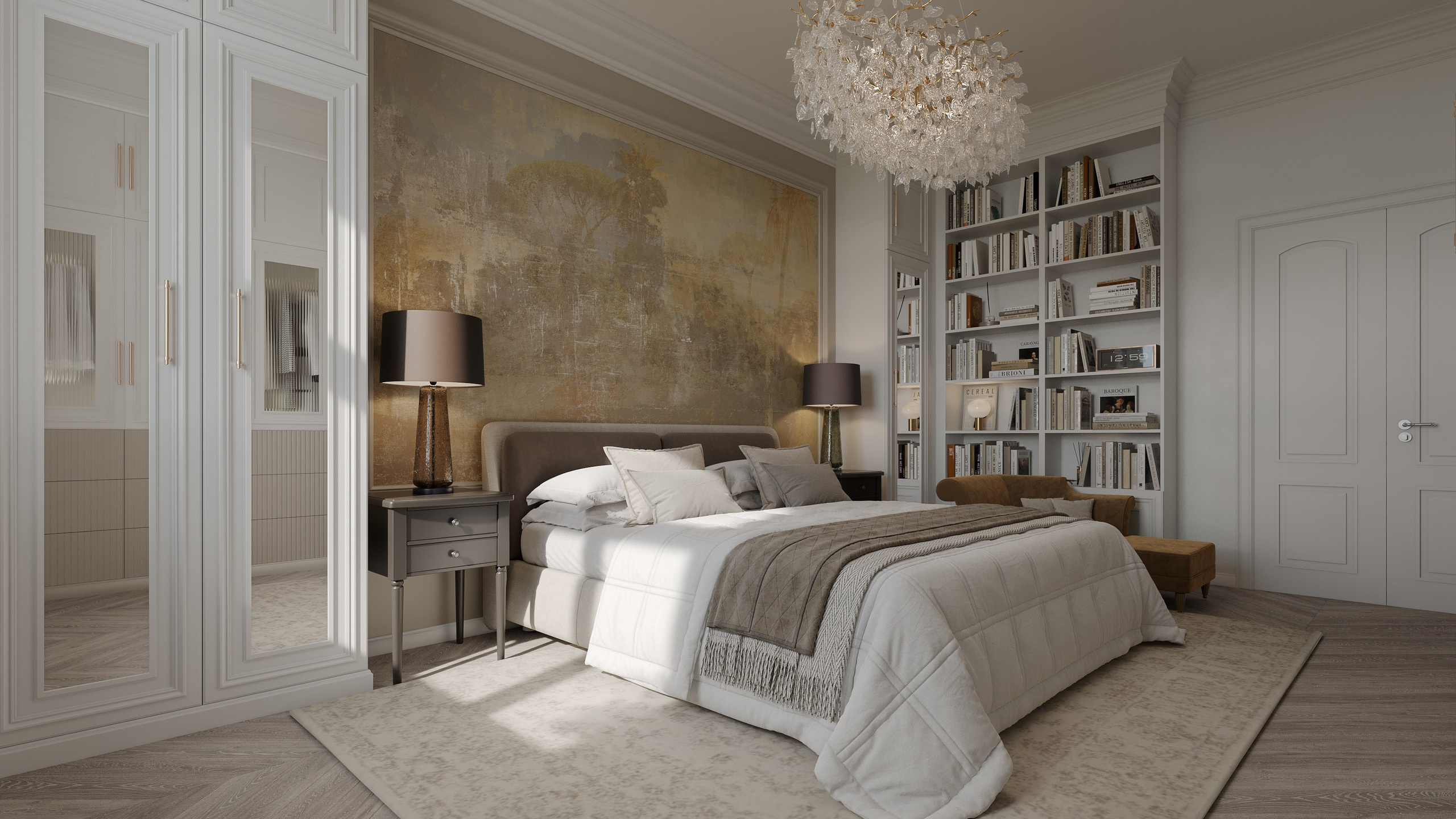 Hlavní ložnice. Filipenka architects