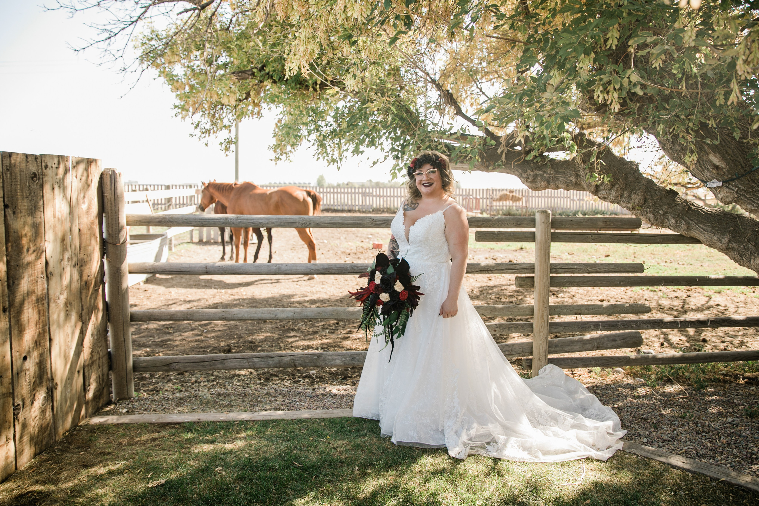 Haileigh W — Wedding. Fotografía accesible en Calgary