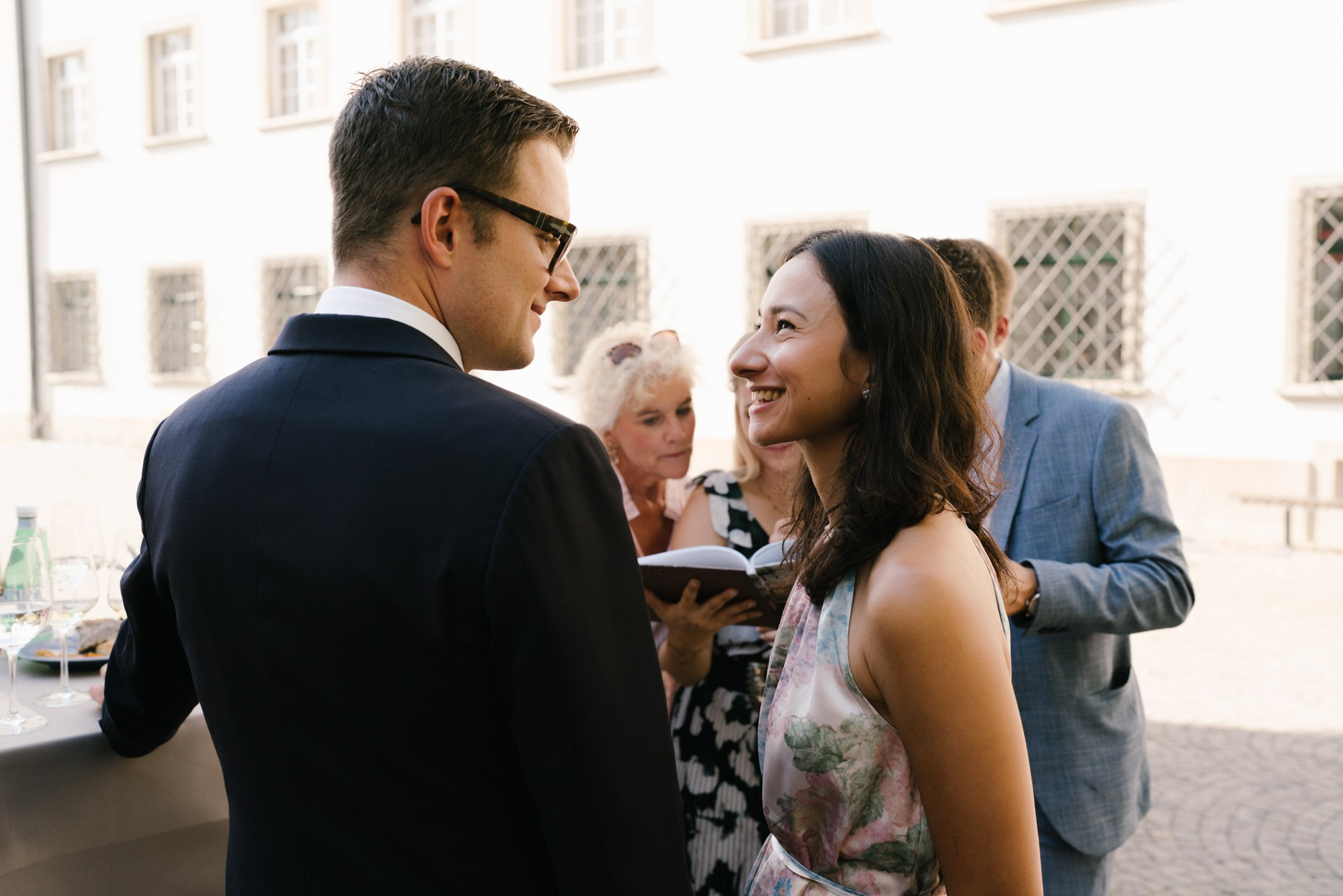 Wedding ceremony in St Gallen Cathedral by photographer in Switzerland. Inna Zaytseva Photography | Photographer in Munich | Content Creation