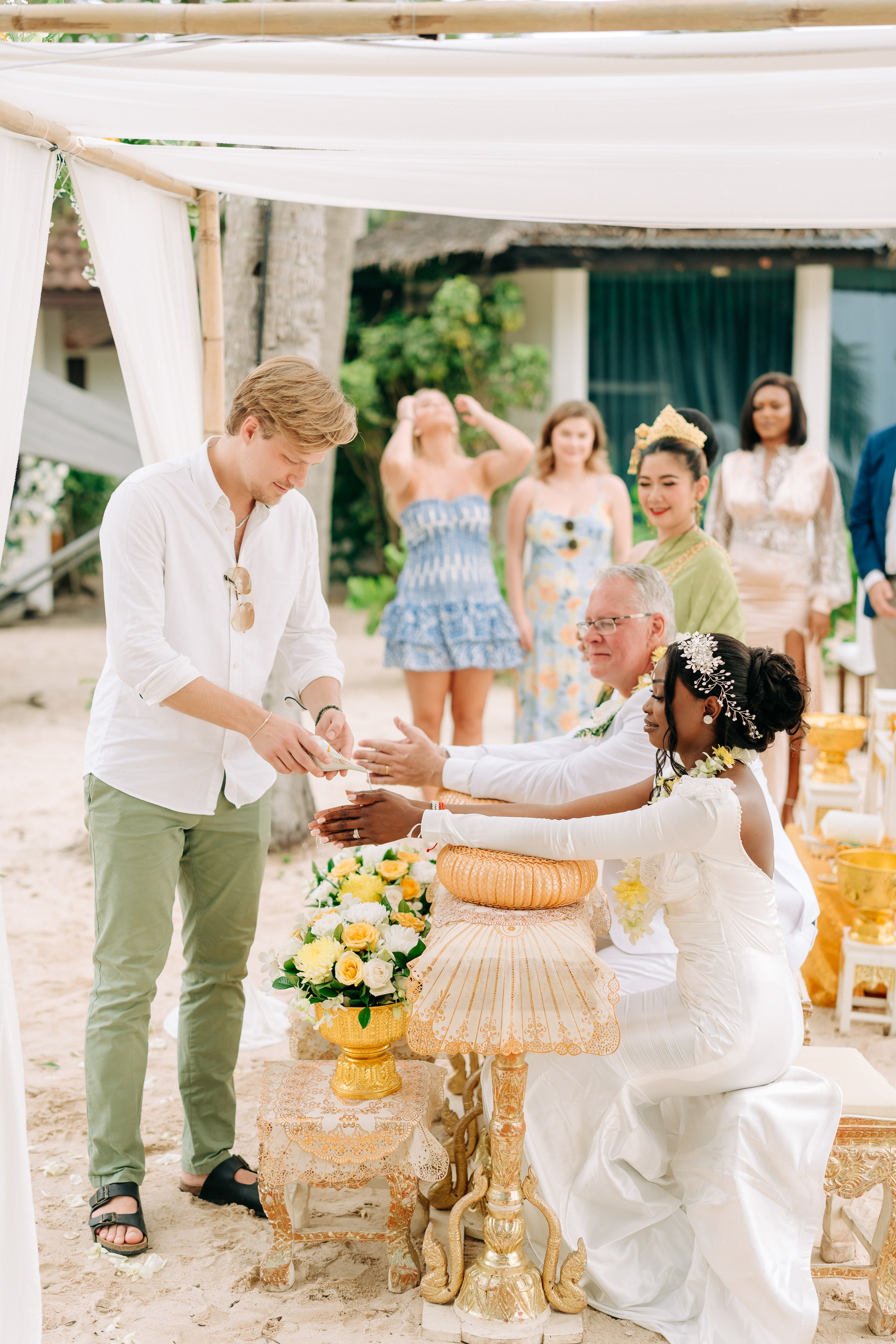 Photo. Буддийская свадебная церемония на Самуи, Таиланд