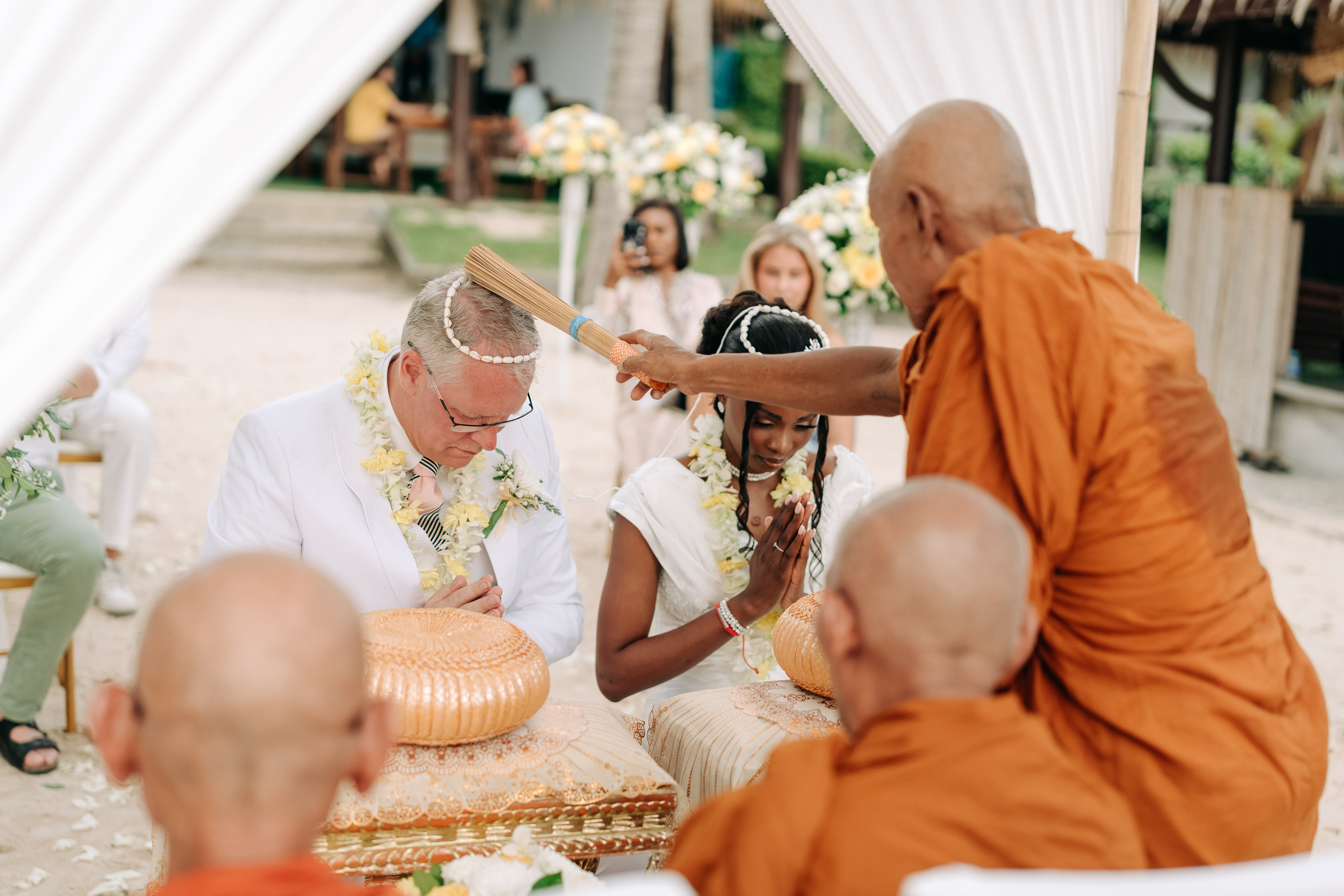 Photo. Буддийская свадебная церемония на Самуи, Таиланд