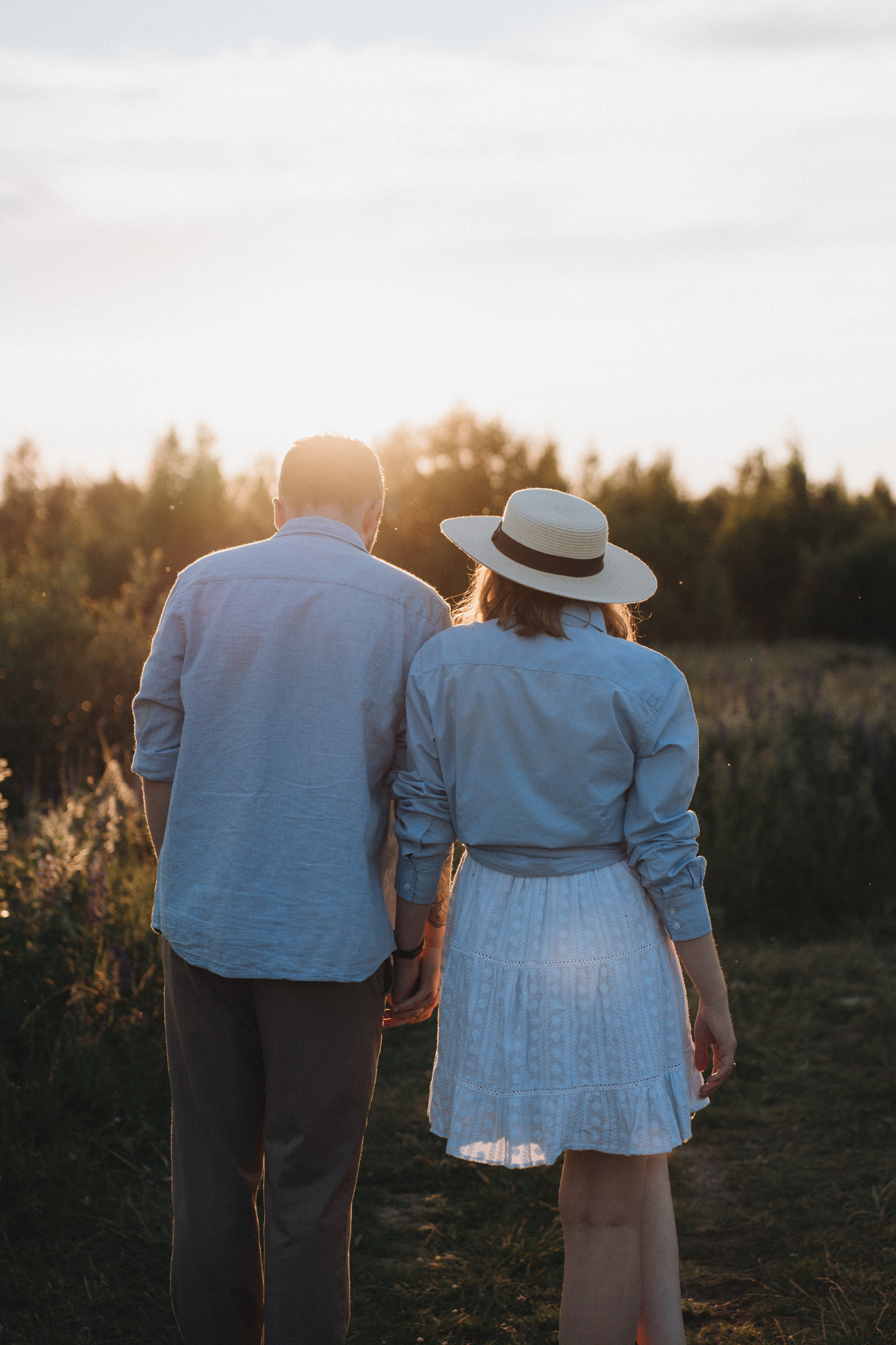 A Sunset Story in the Lupine Fields. Evgeniia Pavlova Photography