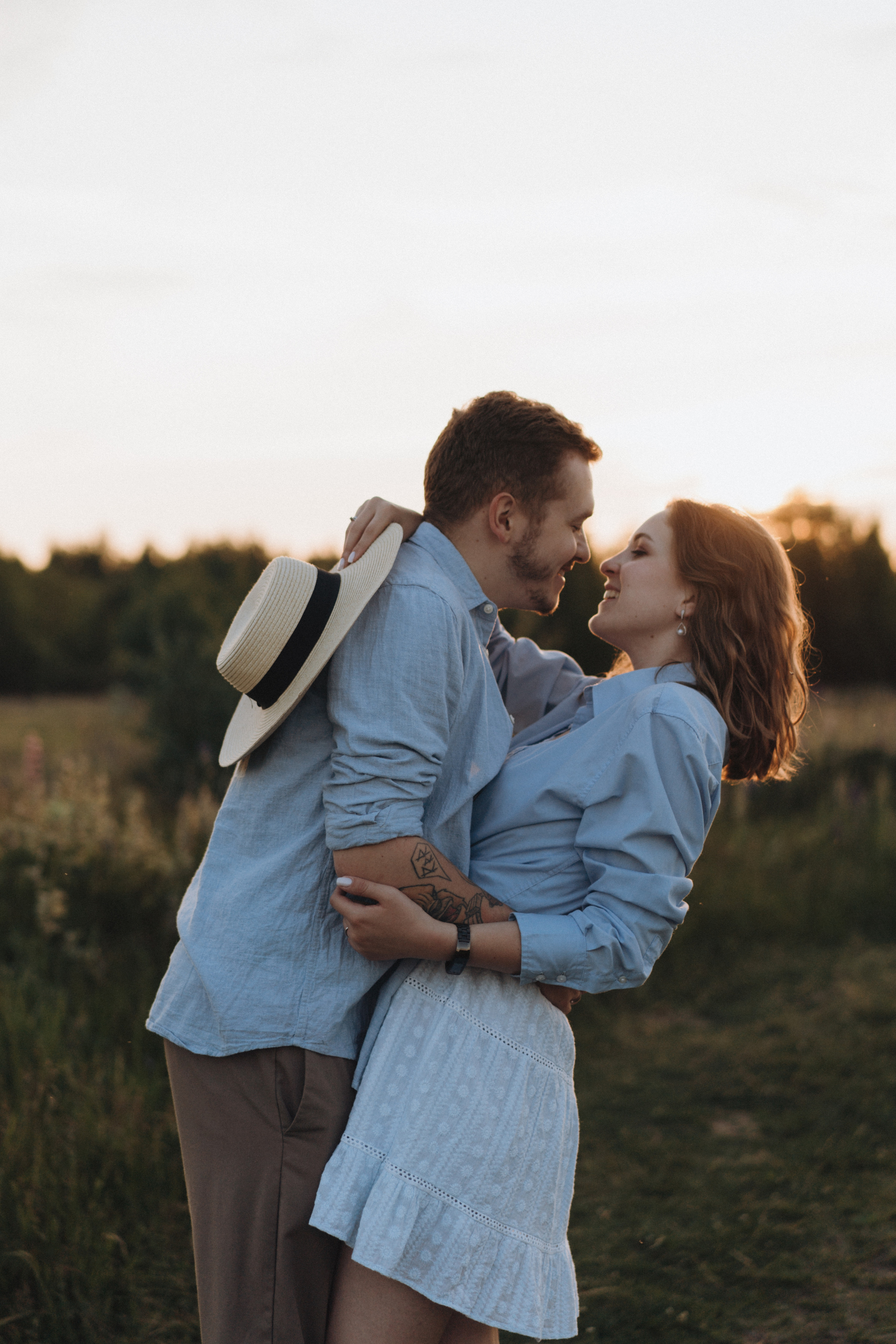 A Sunset Story in the Lupine Fields. Evgeniia Pavlova Photography