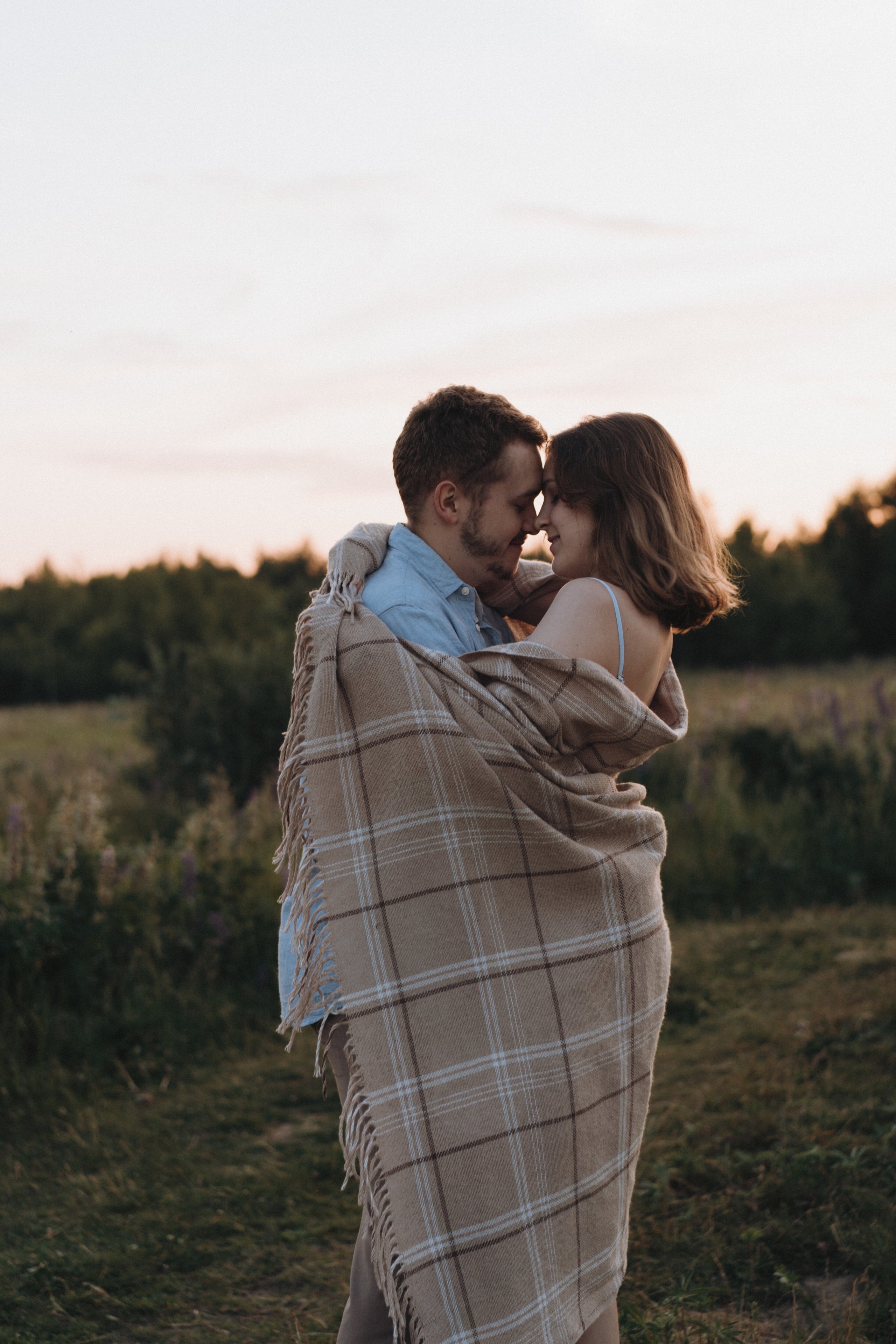 A Sunset Story in the Lupine Fields. Evgeniia Pavlova Photography