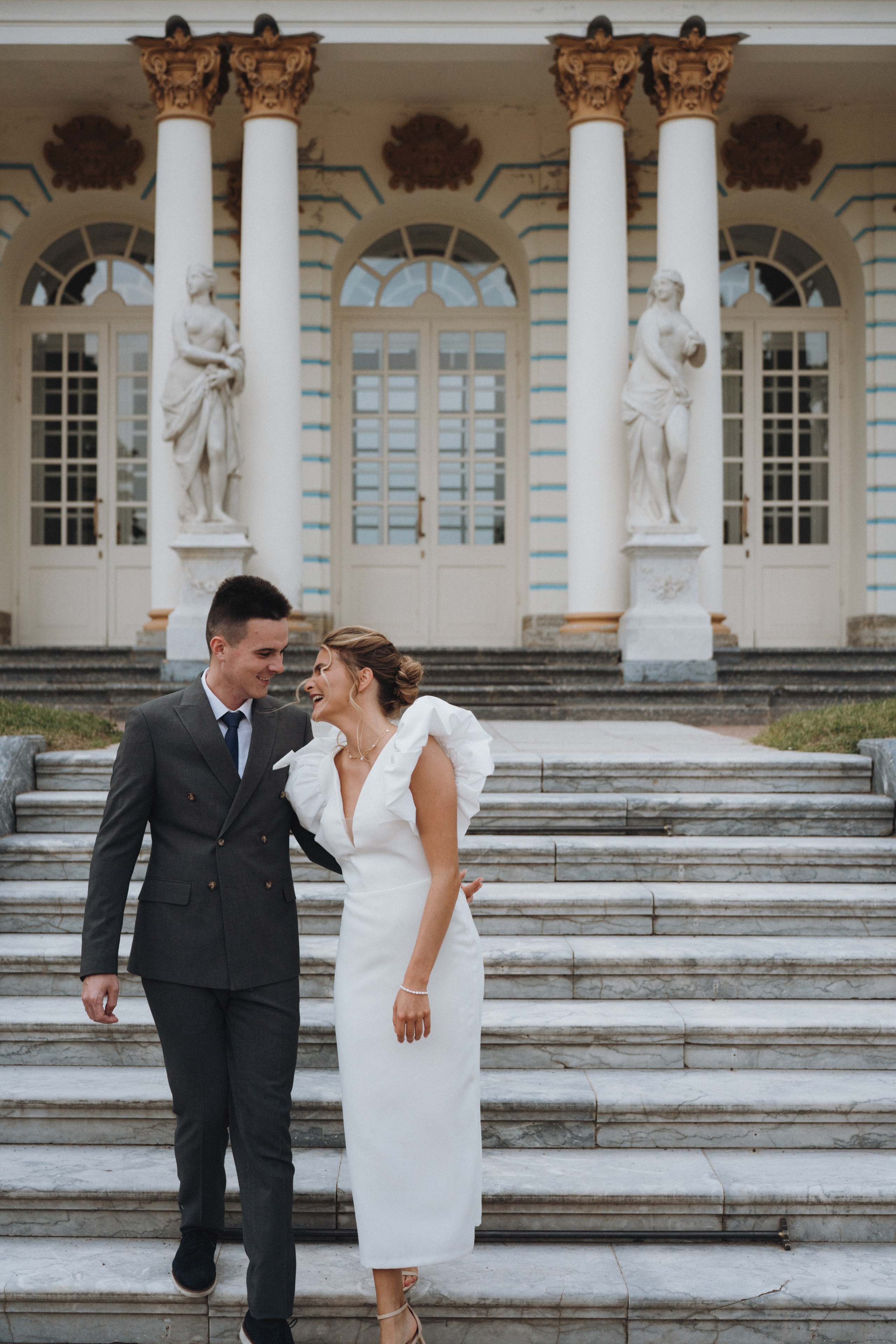 Catherine Palace: An Intimate Wedding for Two. Evgeniia Pavlova Photography