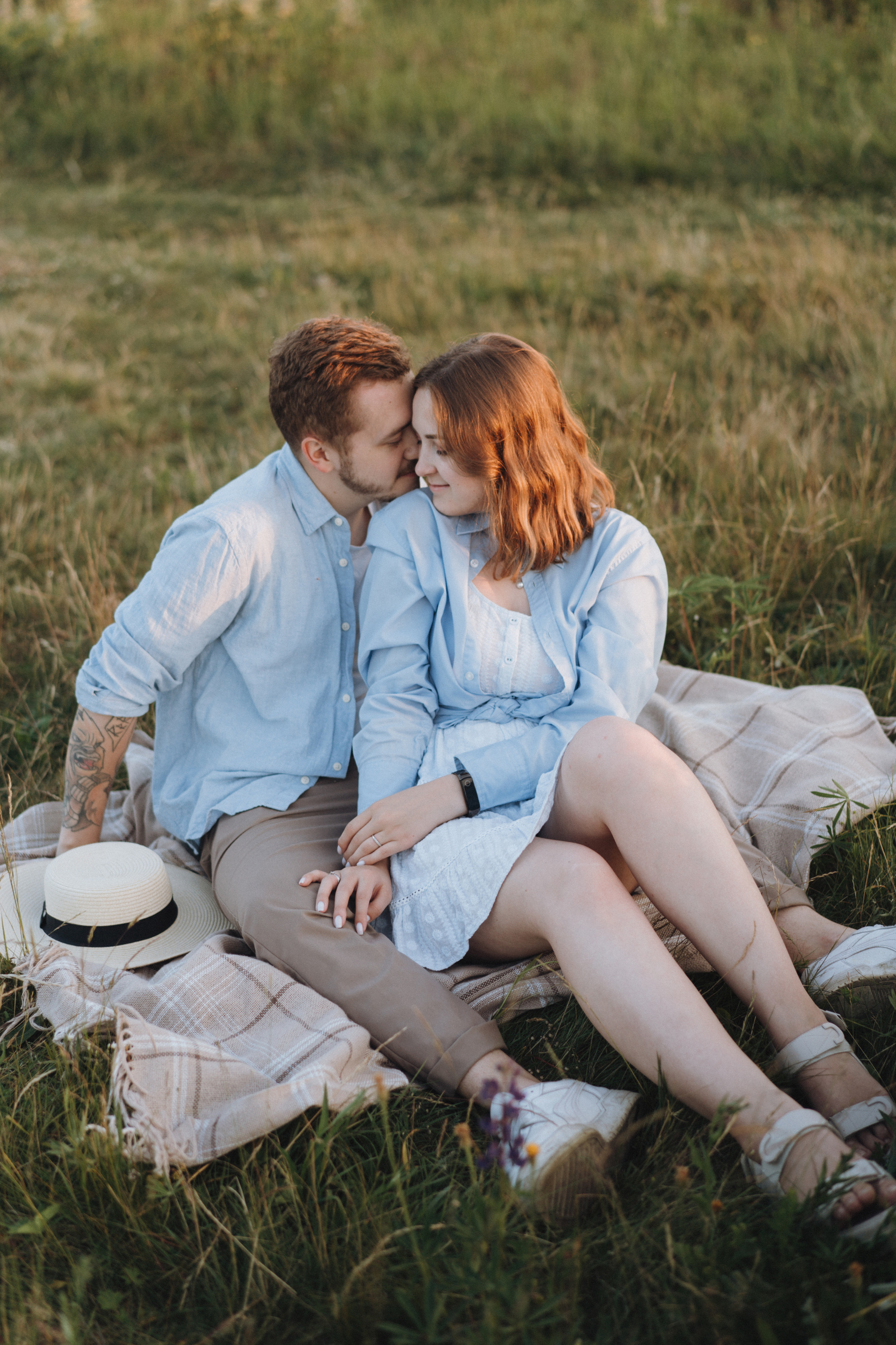 A Sunset Story in the Lupine Fields. Evgeniia Pavlova Photography