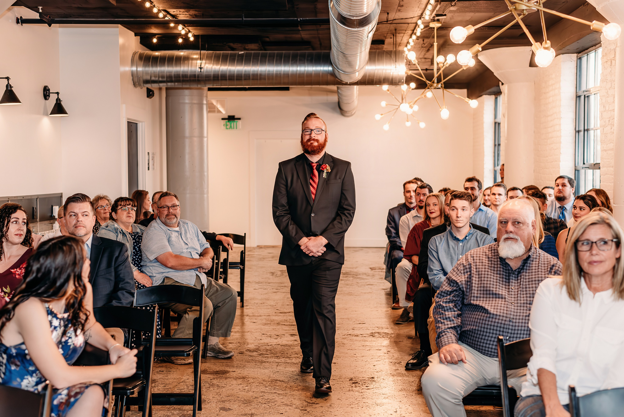 Bold & Dramatic Wedding at The Paper Mill on The Landing | Fort Wayne Wedding Photographer. Alexandria Danielle Photography | Fort Wayne & Indianapolis Wedding Photographer
