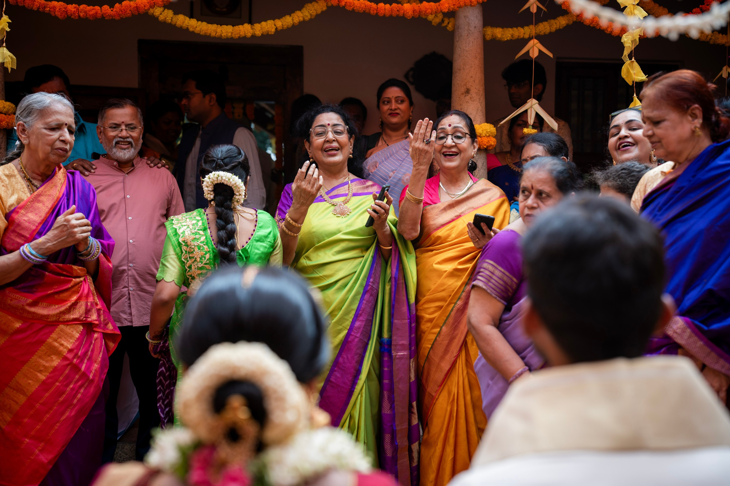 Samyuktha & Manoj, Tamil and Telugu Wedding at Angana Courtyard, Bangalore | Truly Yours