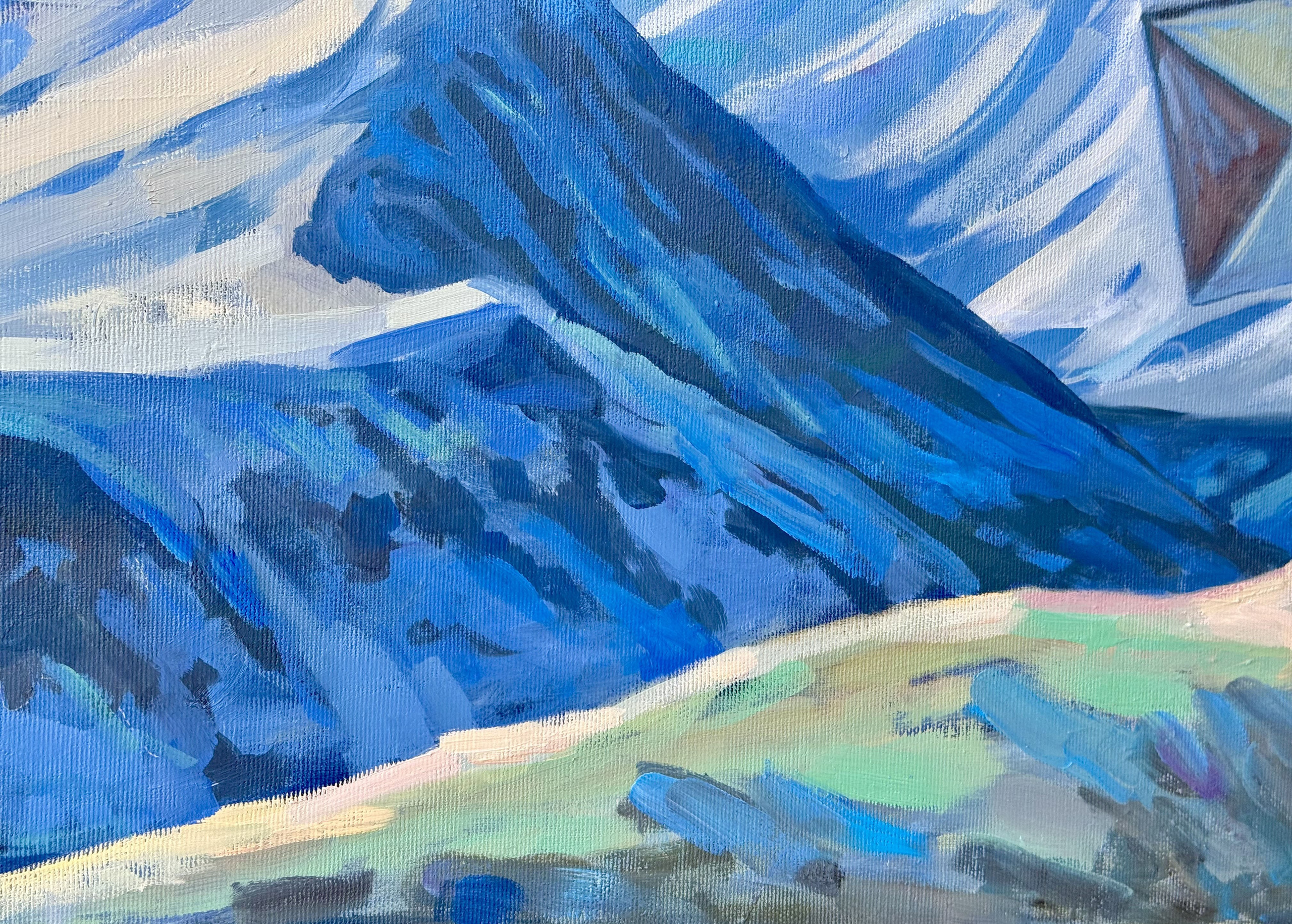 «Mountain Turn». Художник живописец Савелова Ольга