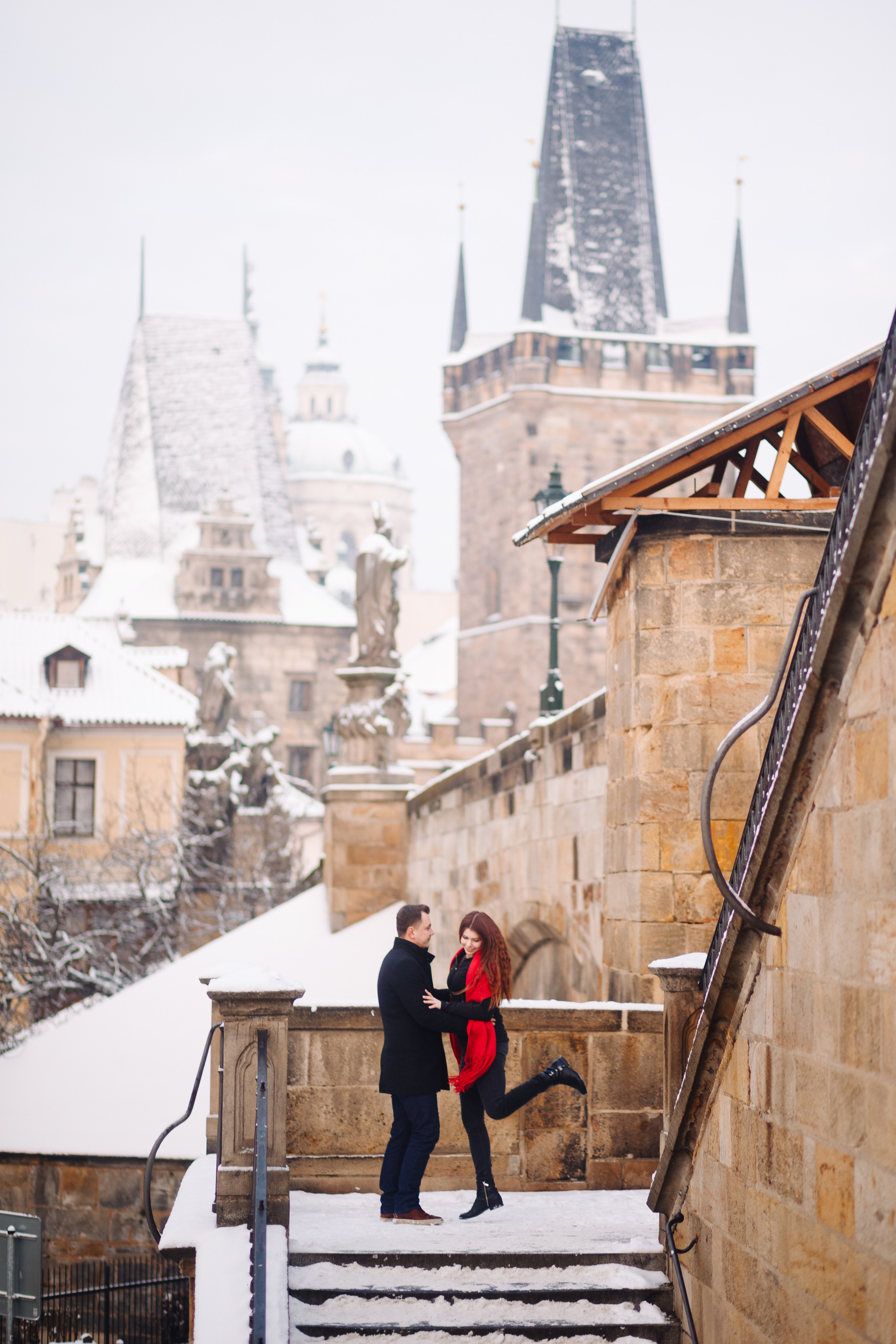 Lisa & Dima. Photographer in Prague for tourists