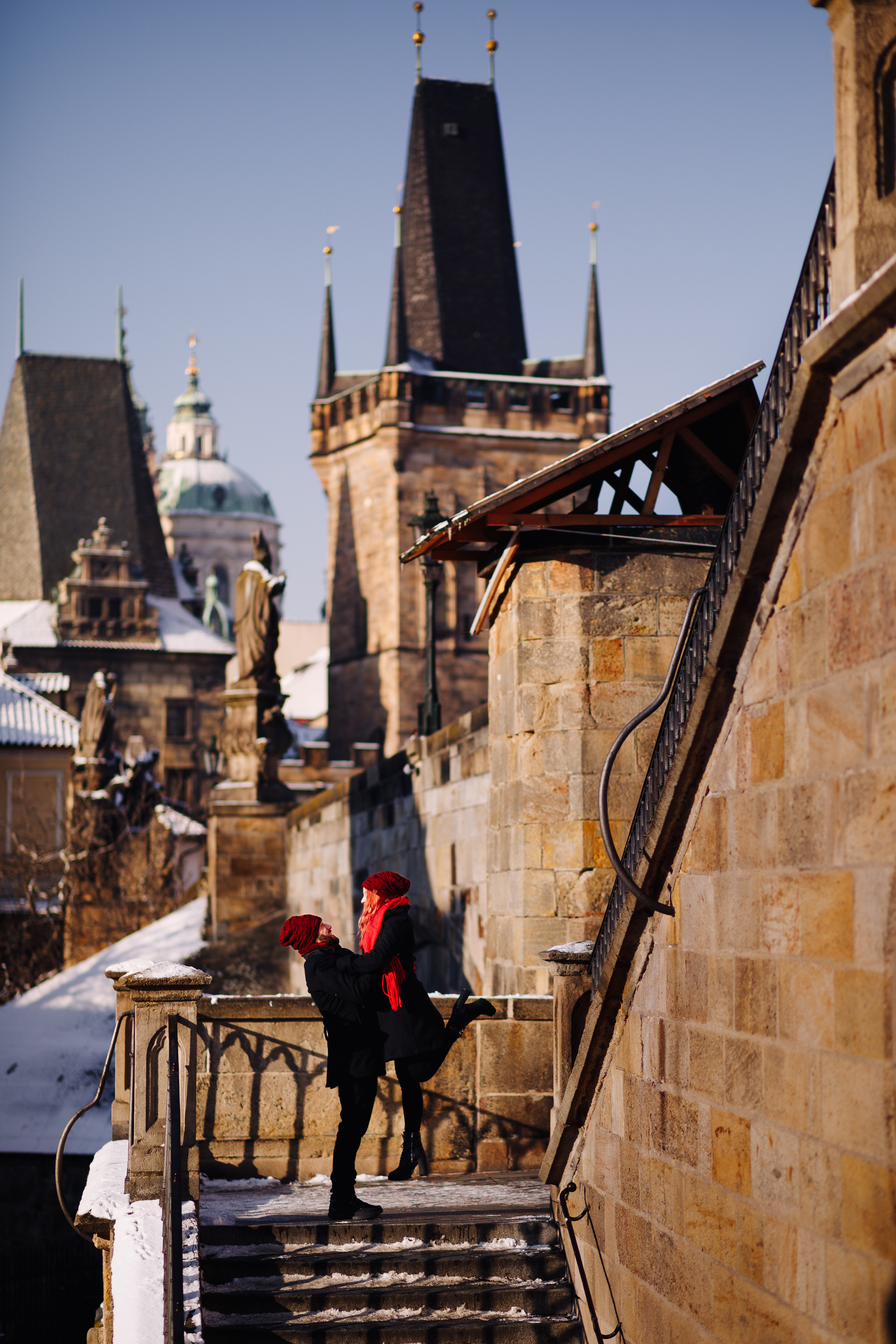 Julia & Alexander. Photographer in Prague for tourists