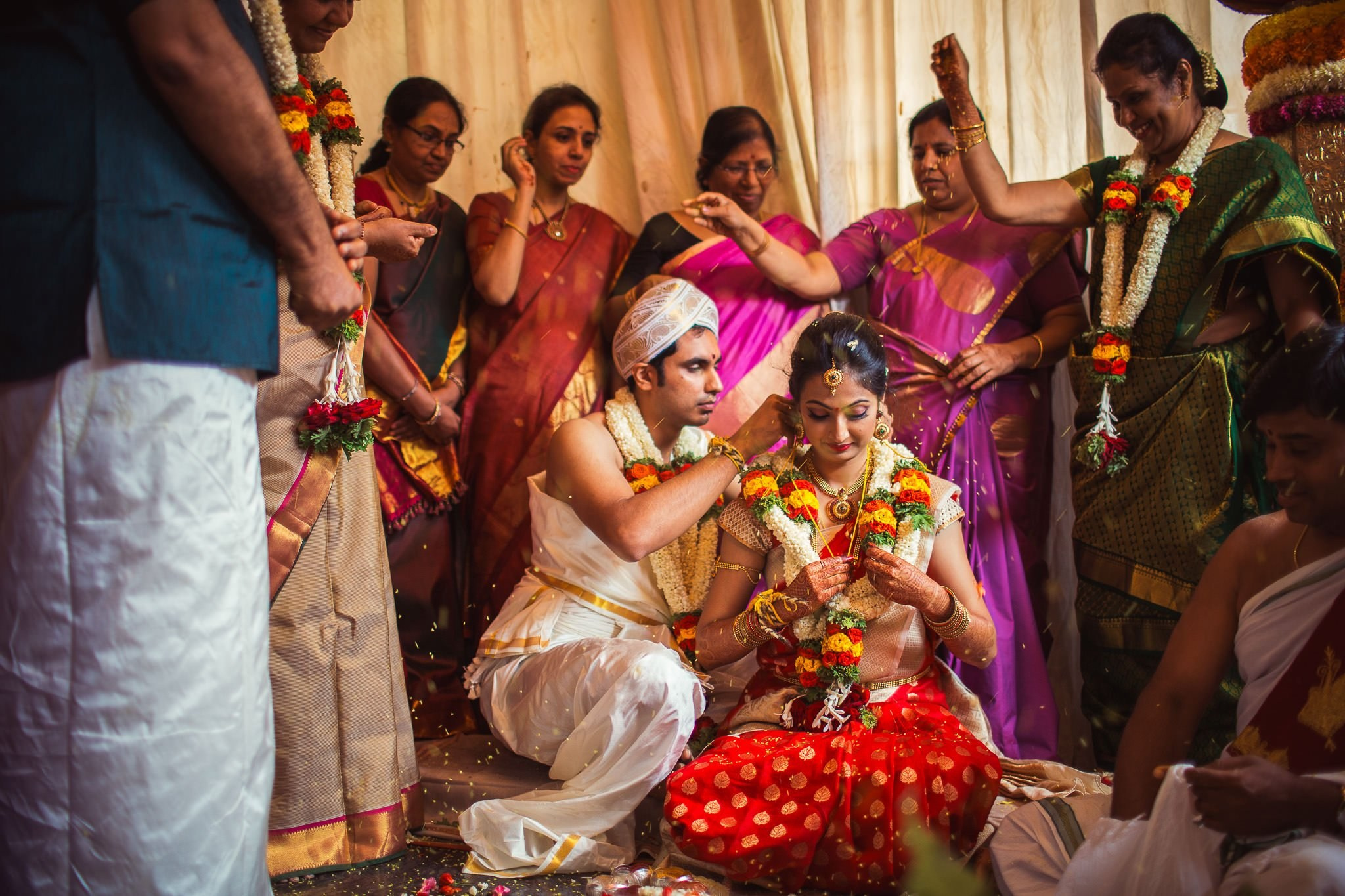 Traditional Kannada Brahmin Temple wedding, JP nagar, Bangalore
