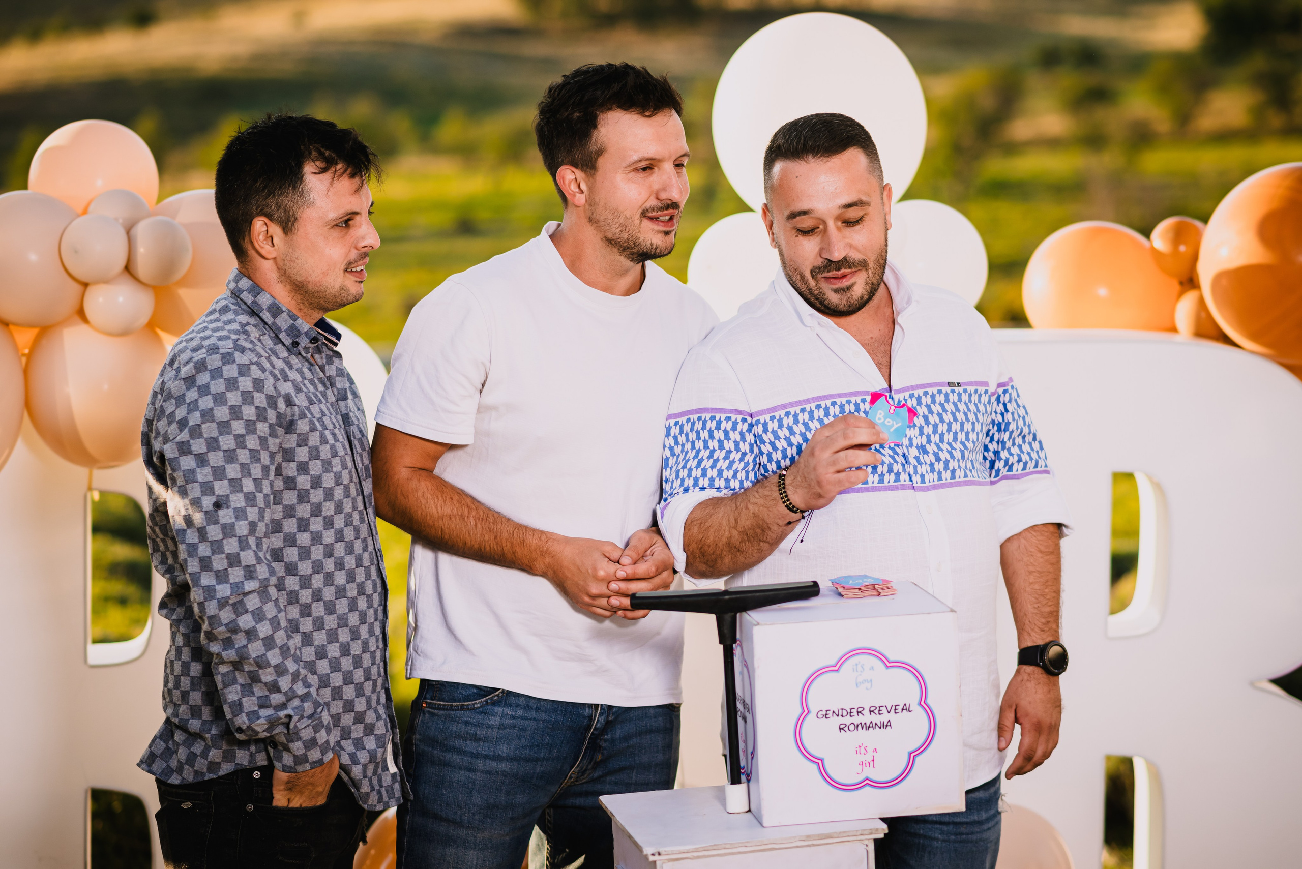 Gender reveal Alina & stefan. Giani Maftei