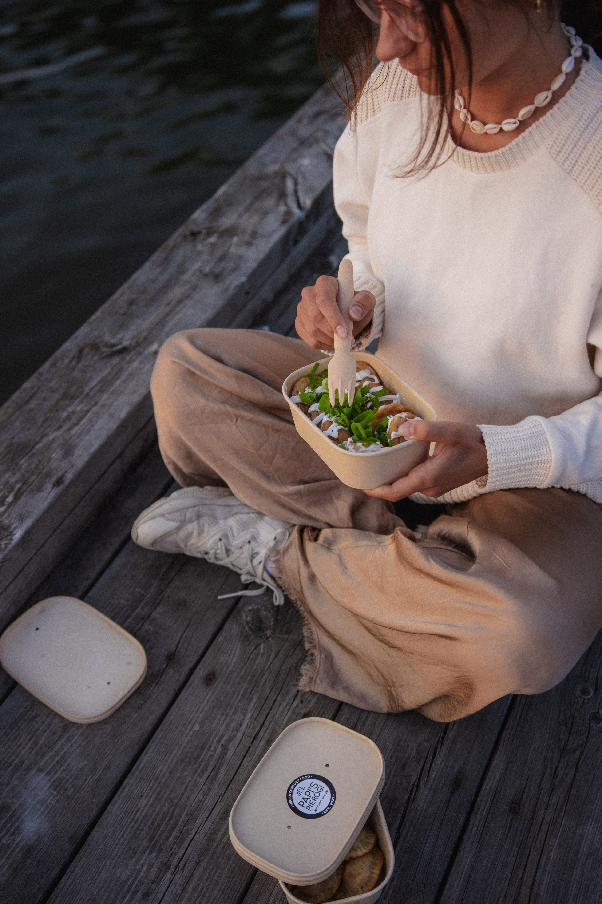 Papis Pierogi — vegan-comfort food. Photographer in Gothenburg Aleksandra Stroganova