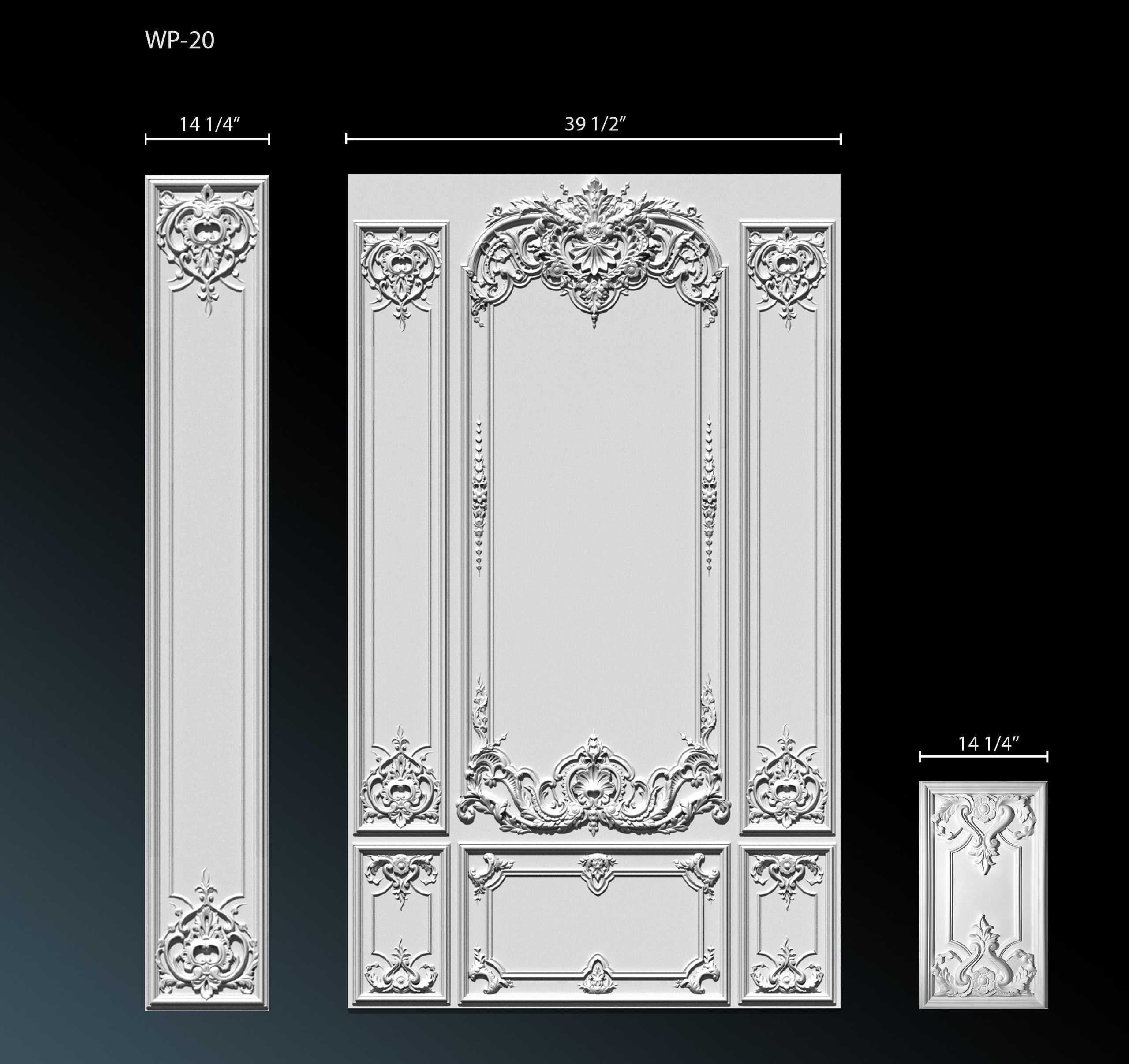 Corners. Plaster molding