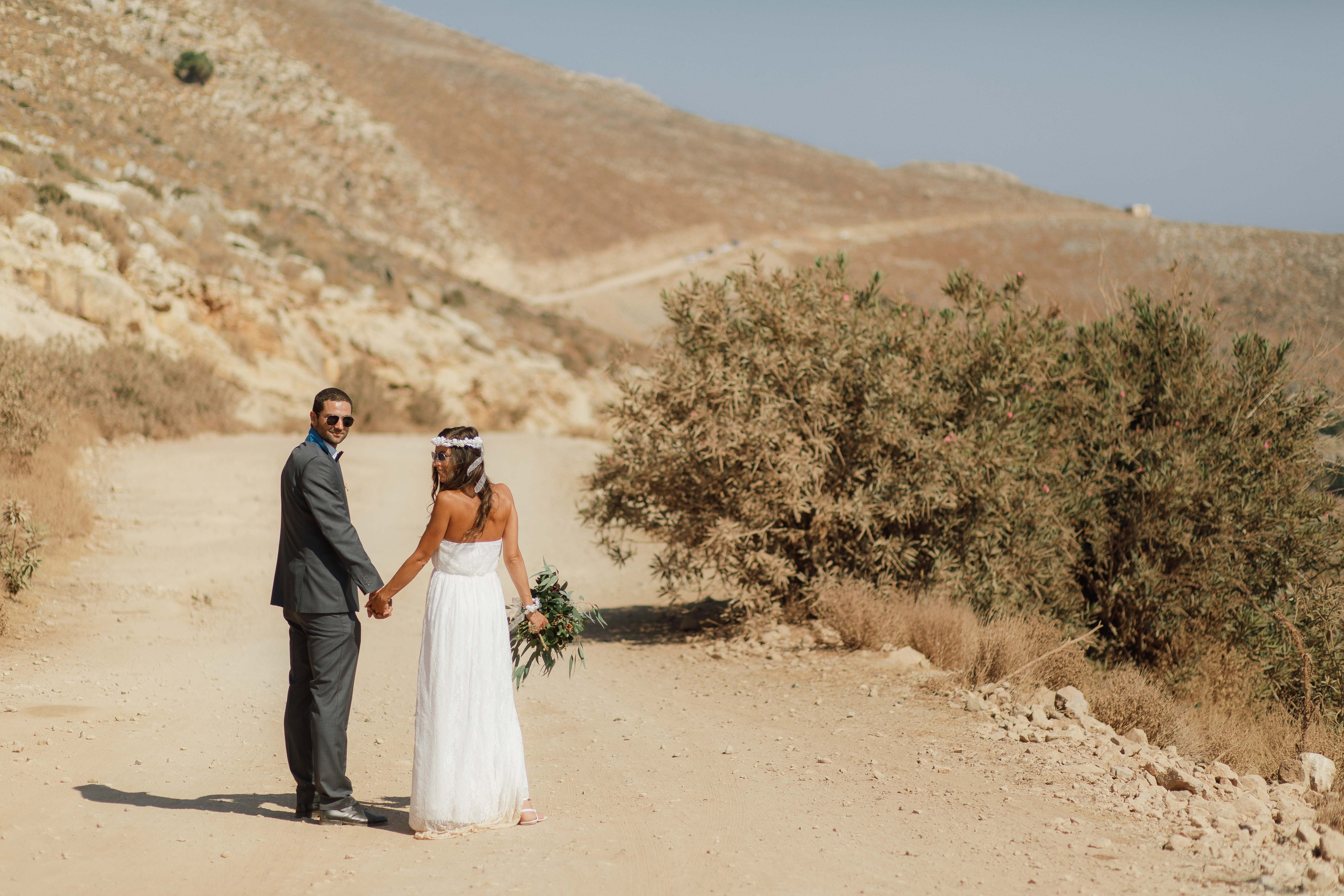 Marino & Steffi, Crete. Denny Savon — Photographer in Santorini | Weddings, Love Stories & Flying Dress
