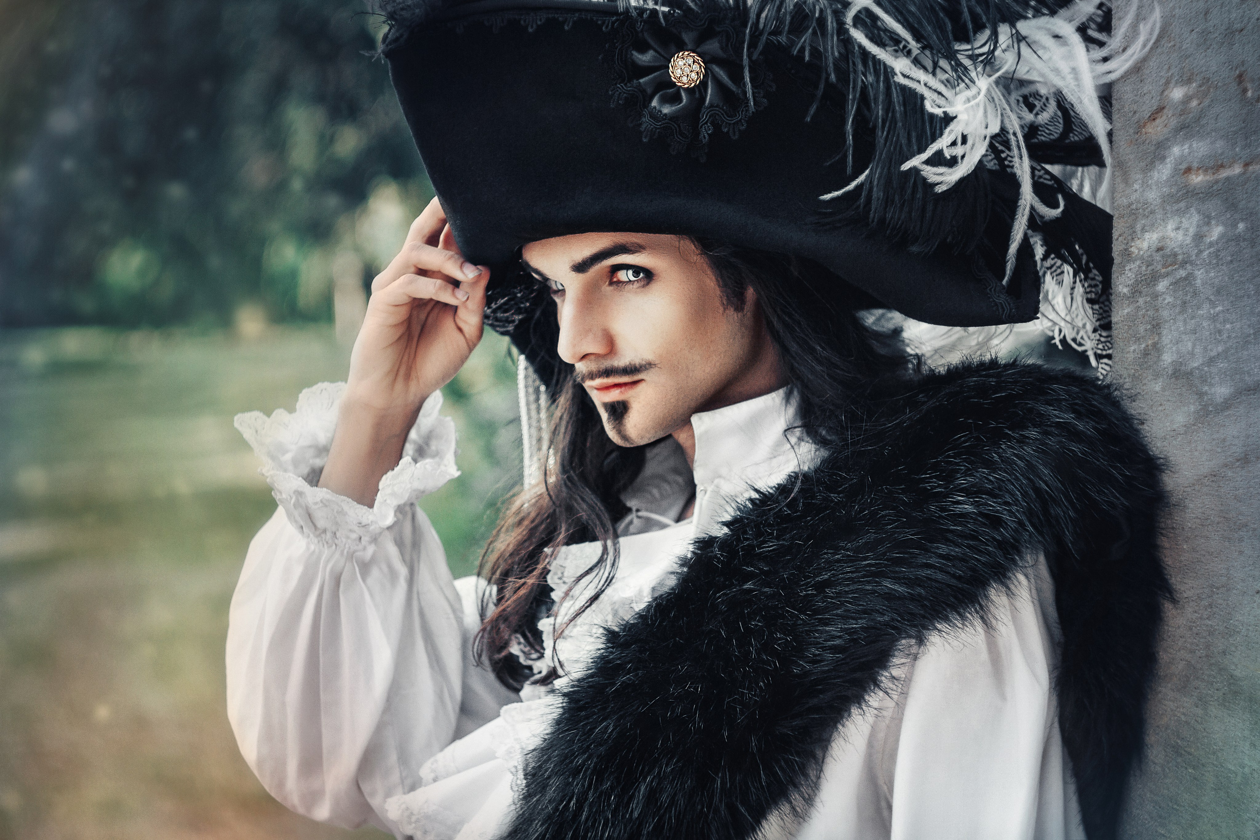 Fantasy cosplay portrait with dramatic studio lighting. Dark aesthetic cosplay photoshoot in Belgrade. Creative fantasy character photography in Serbia