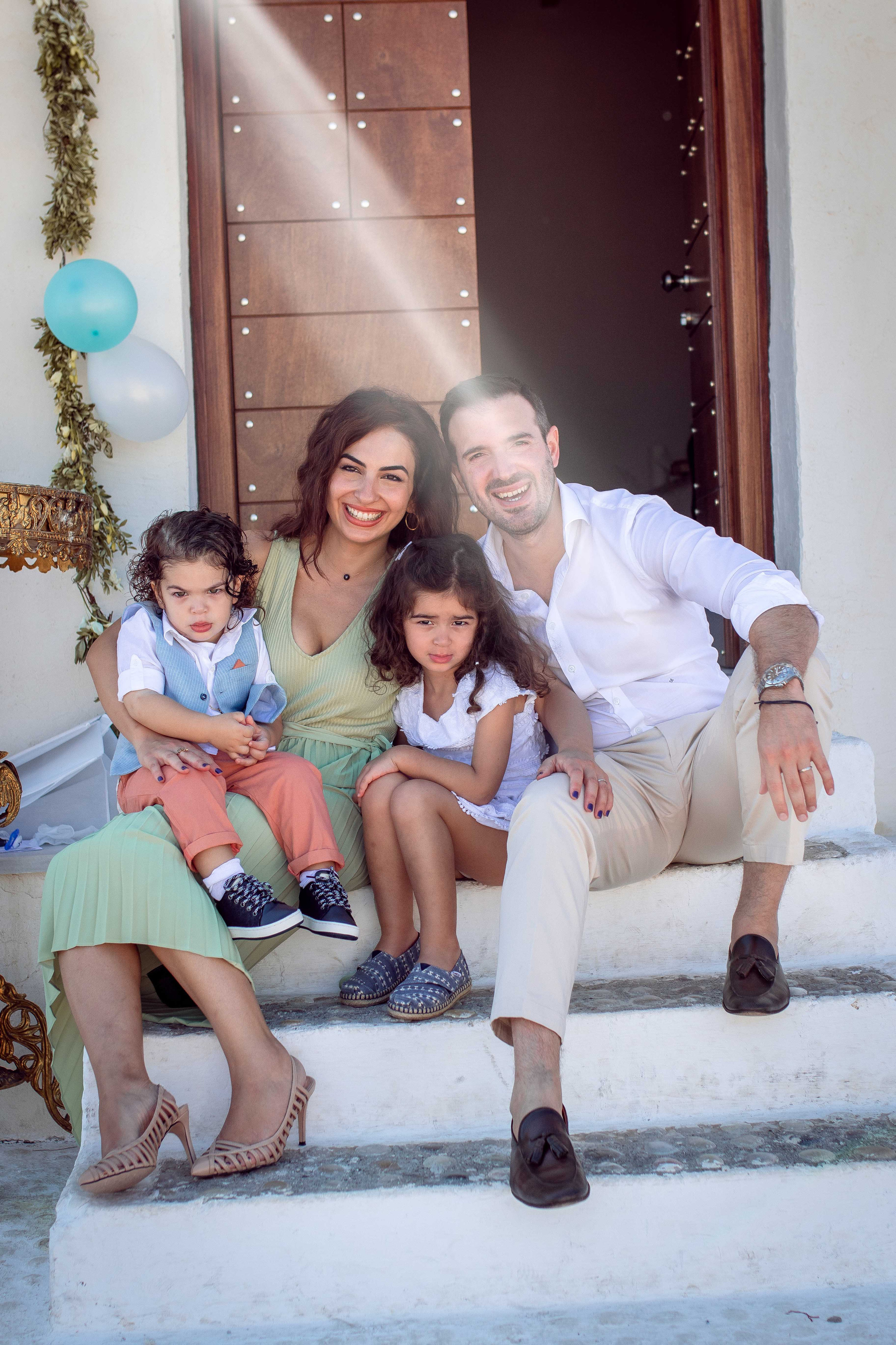 Baptism at Porto Cheli. Family Photographer in Greece