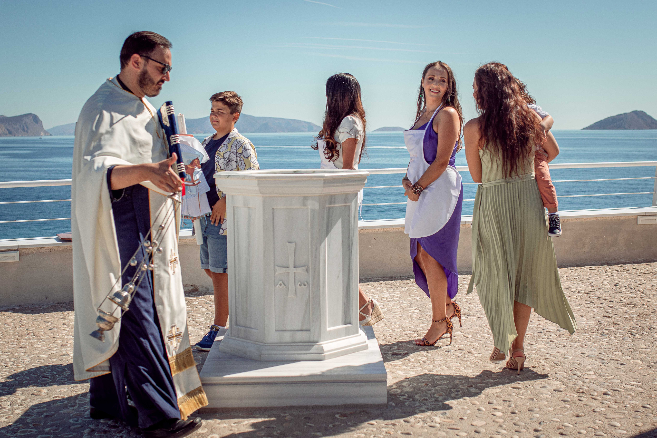 Baptism. Family Photographer in Greece