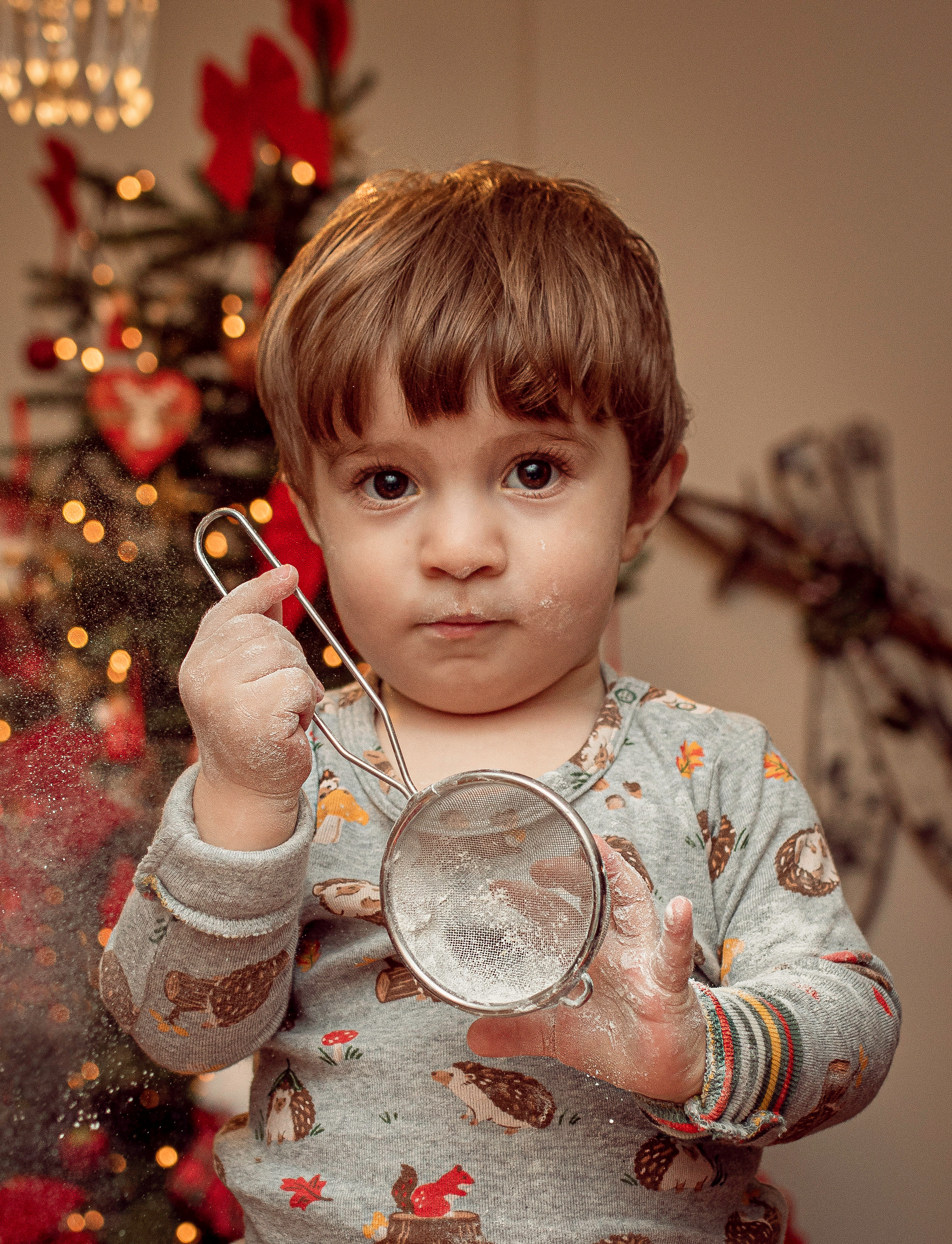 Christmas Baking. Family Photographer in Greece