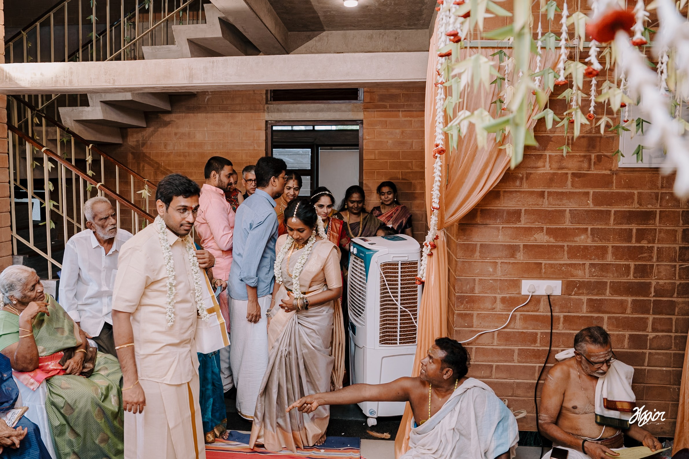 Wedding documentary photography in Pondicherry. Agam Vizha