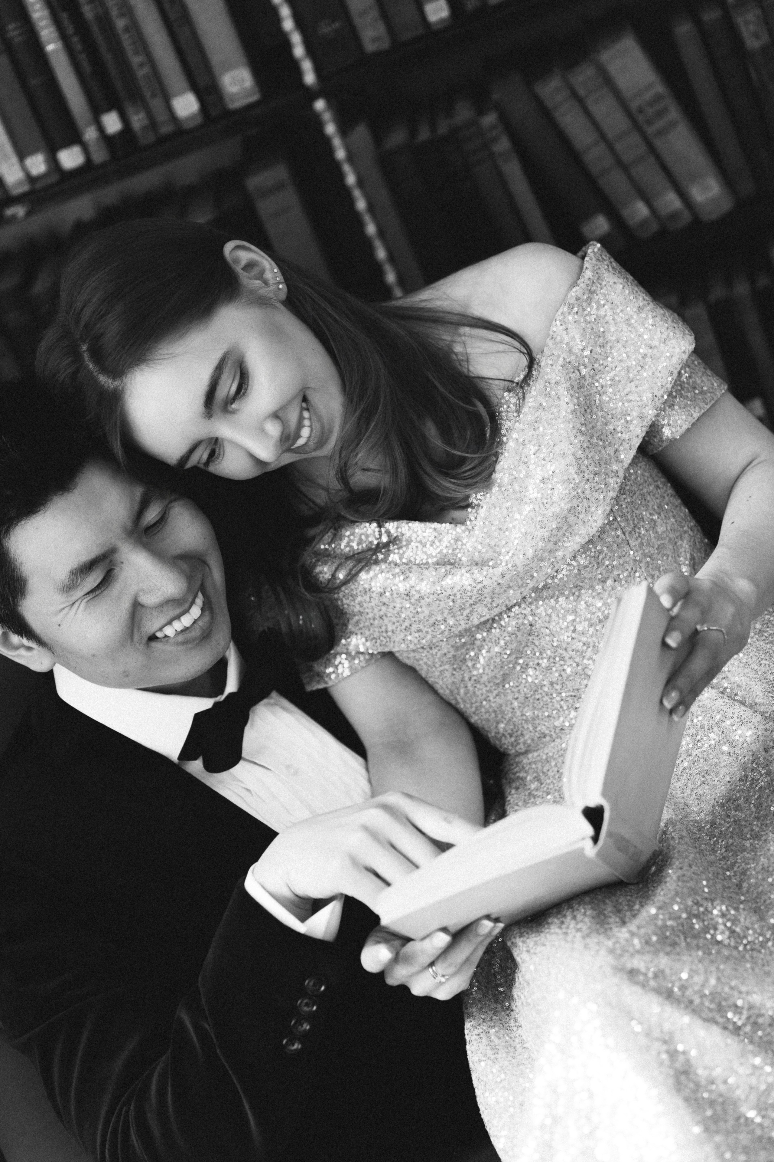 Engagement Session In Boston Athenaeum