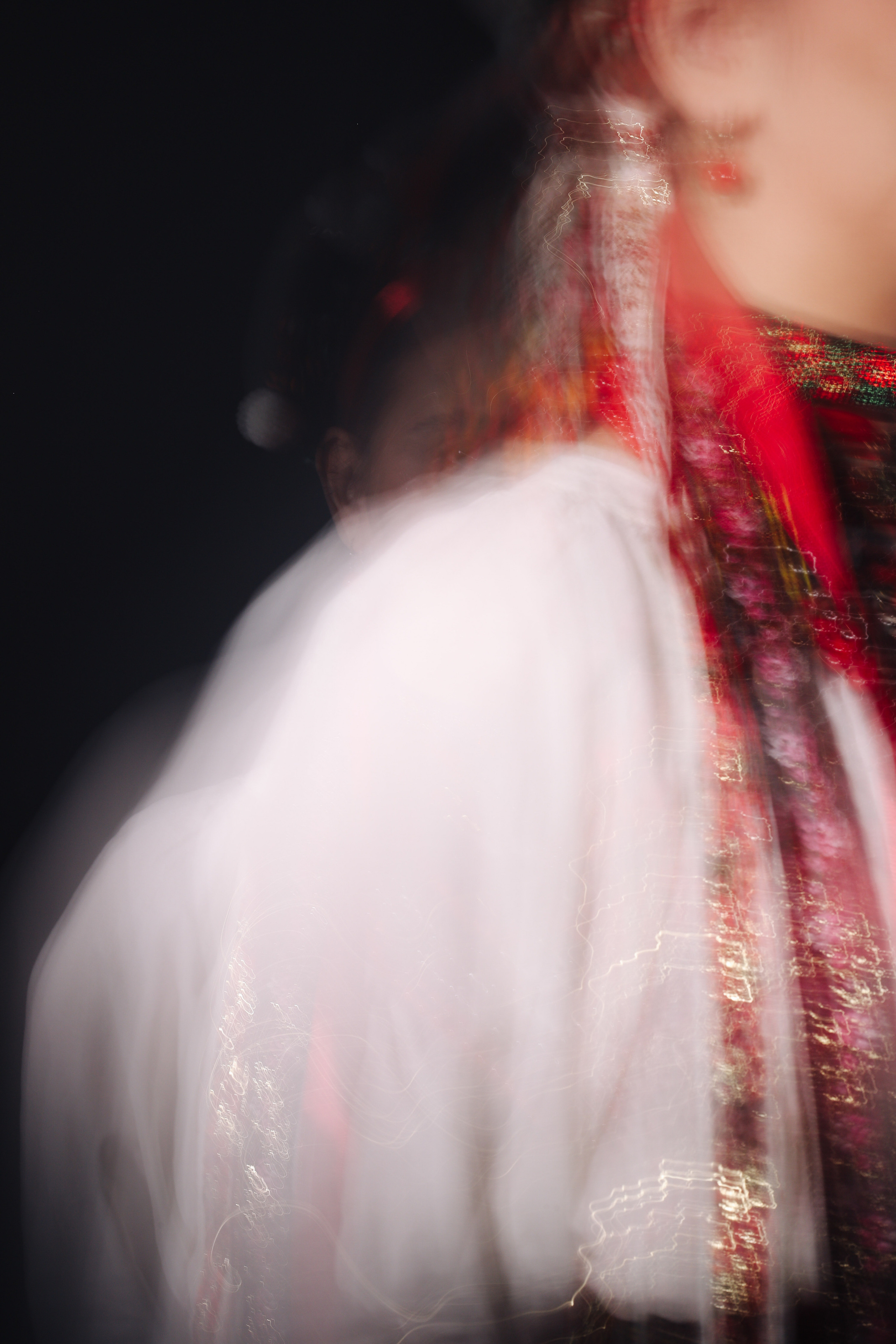 Anastasiya. As a symbol of Ukrainians in the fire of war. Photographer Marina Kravchuk