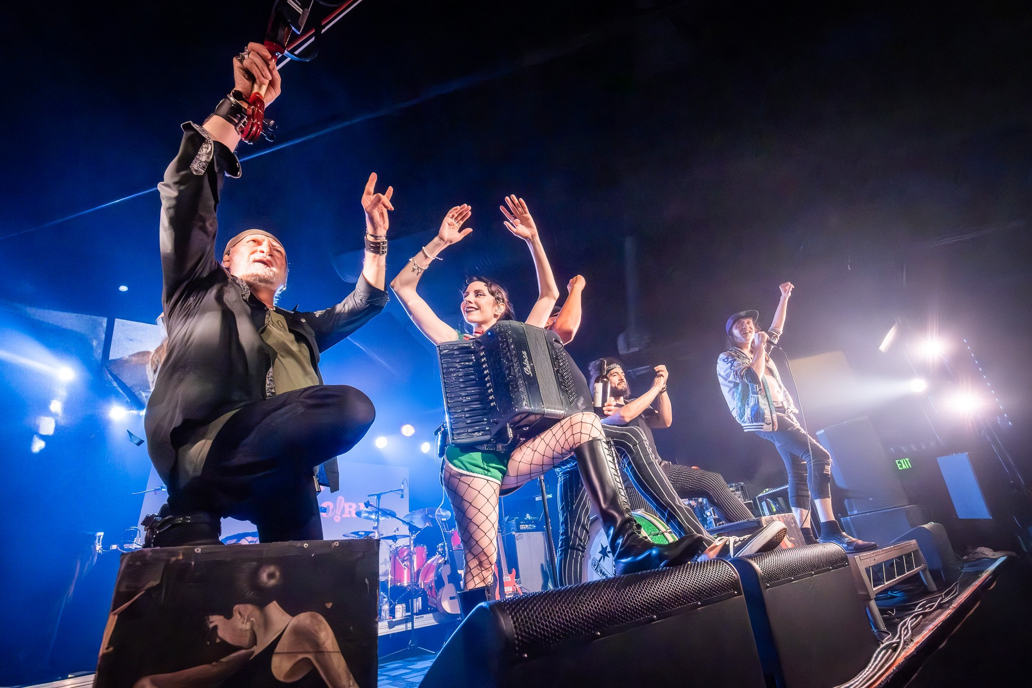 GOGOL BORDELLO / SACRAMENTO. Reportage concert portrait photography in the San Francisco Bay Area