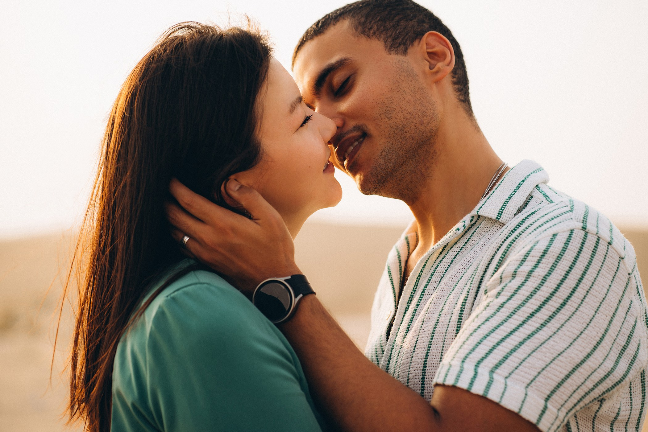 Sunset of Two Hearts. Angela Iakovleva — Family Photographer in Dubai