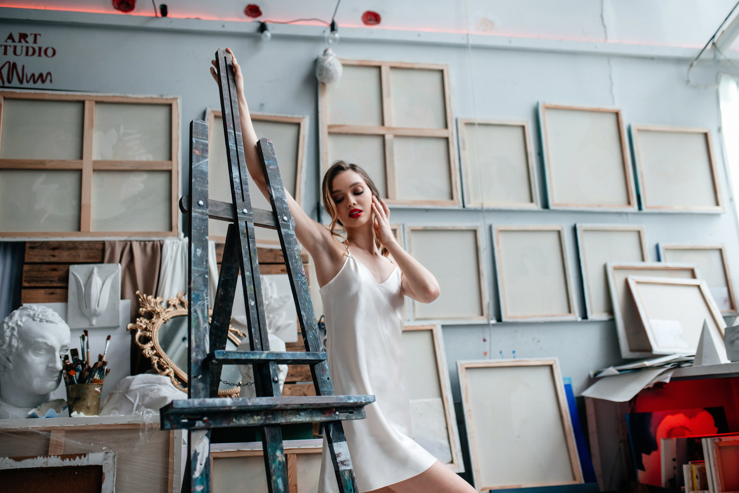 Свадебное утро в мастерской. Свадебный и портретный фотограф Юлия Пыльченко