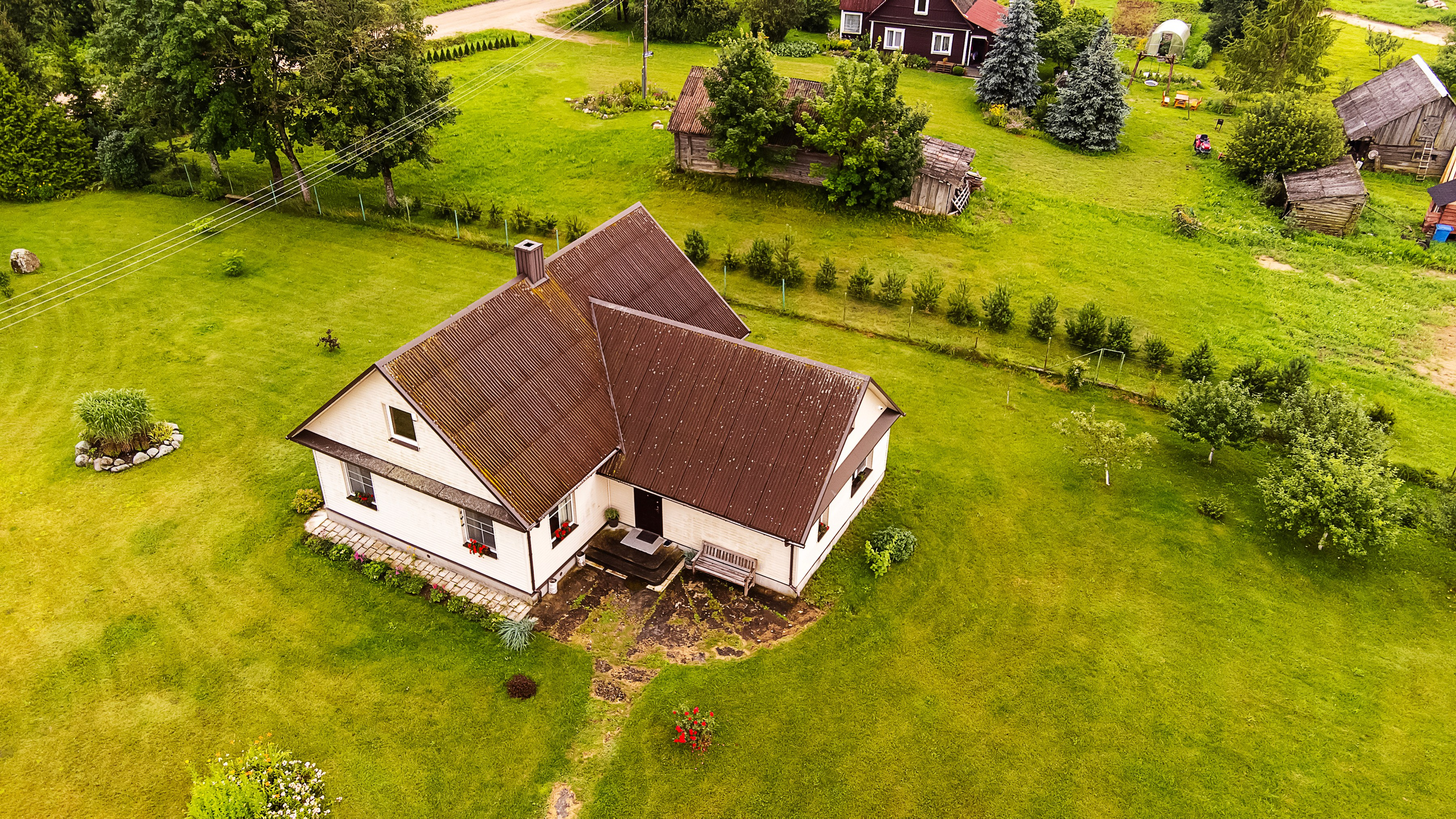 Namo fotografavimas su dronu Vilniuje