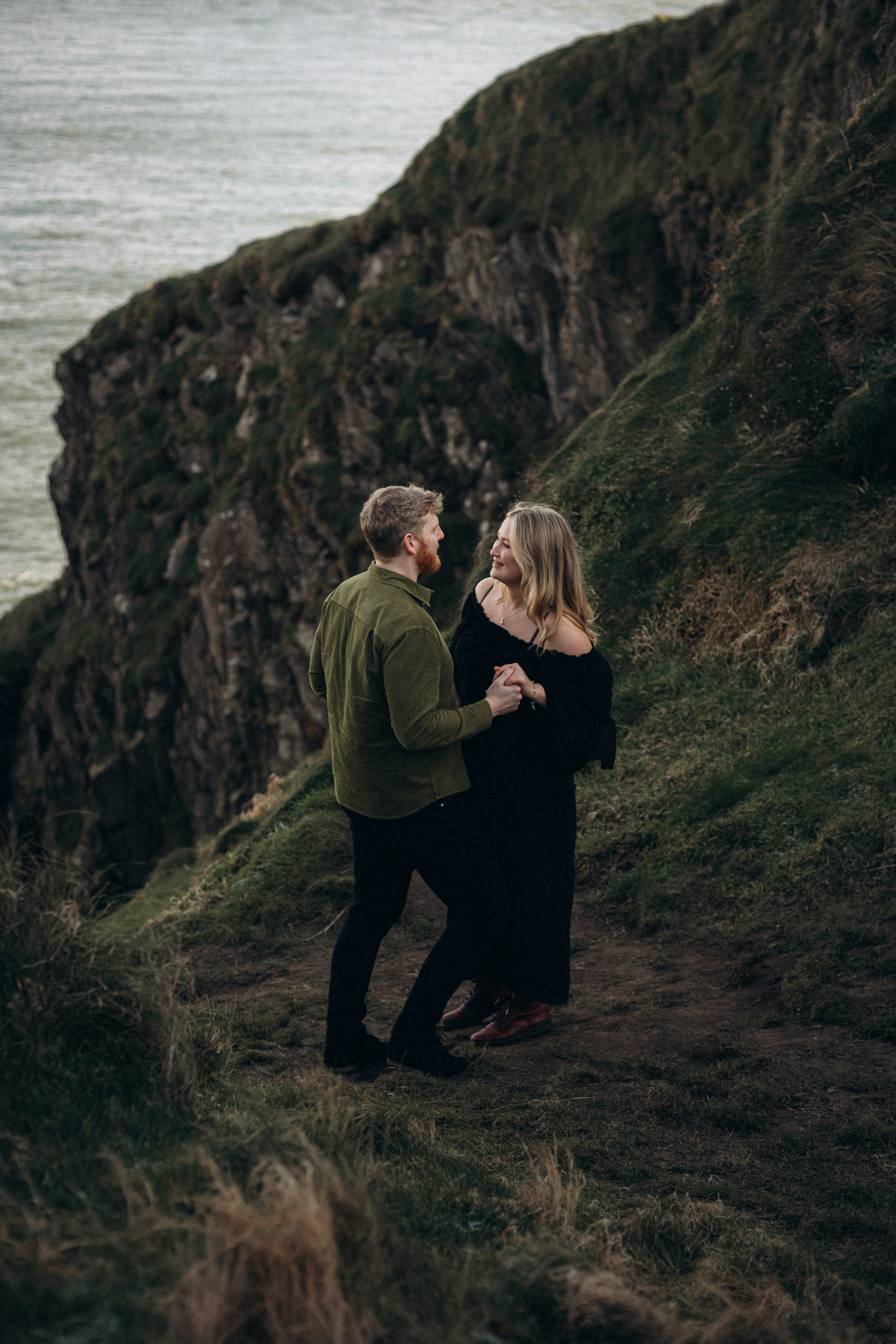 Howth cliff photoshoot. Wedding & Family photographer in County Donegal and Dublin, Ireland