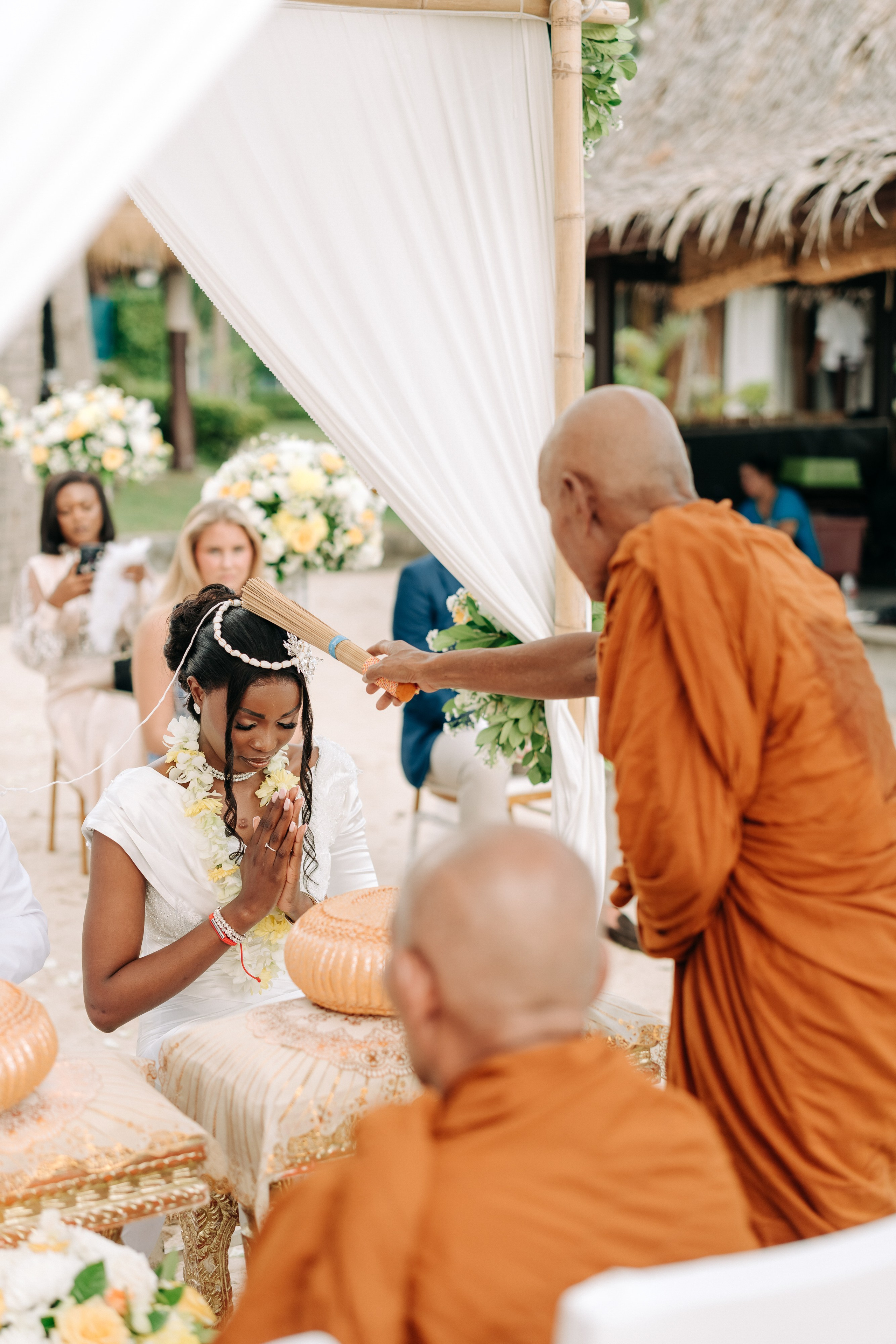 GRACE & MARTIN. Буддийская свадебная церемония на Самуи, Таиланд