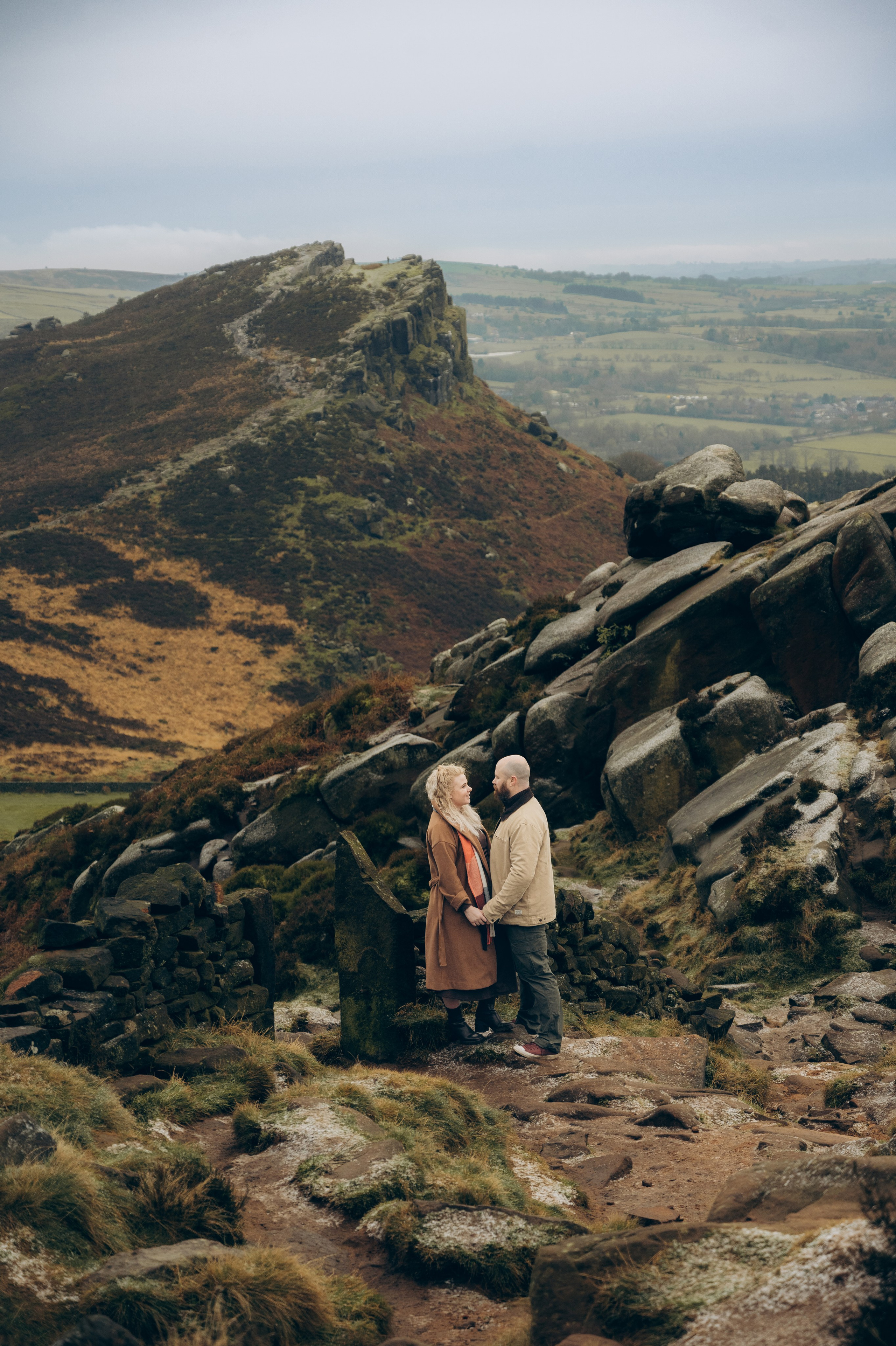L & C in Peak District. Tania Gandrabur, photographer in West Midlands, England