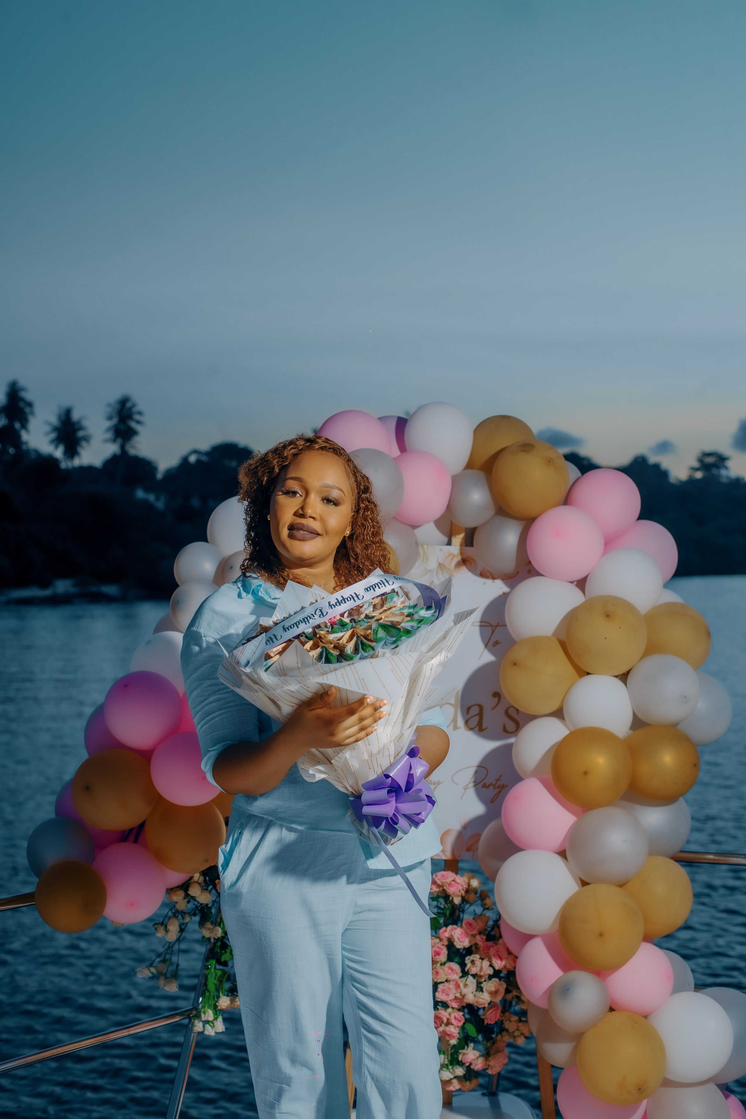 Hilda’s Birthday Yacht ride session. A creative consultant based in Mombasa, Kenya