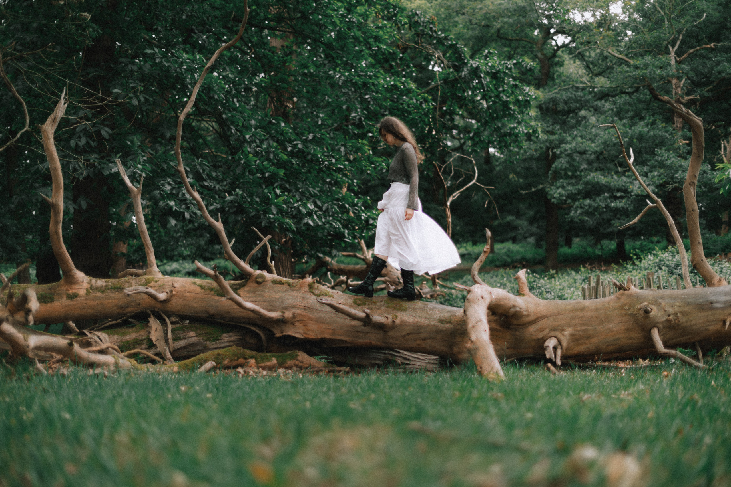 Moody Forest Princess Warrior Photoshoot. Moth & Moss Photography