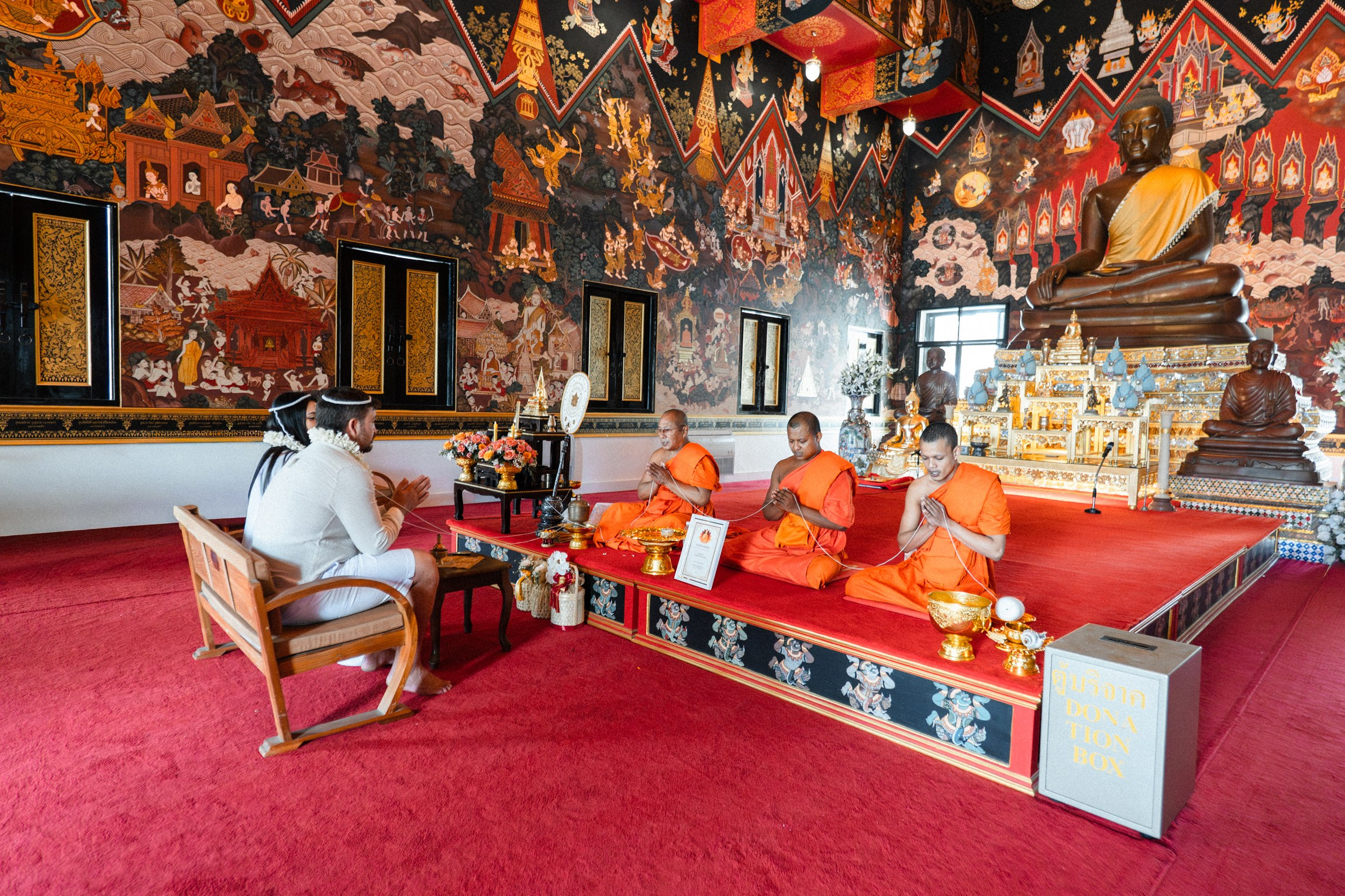 Buddhist Wedding Ceremony in Koh Samui | Traditional Thai Blessing