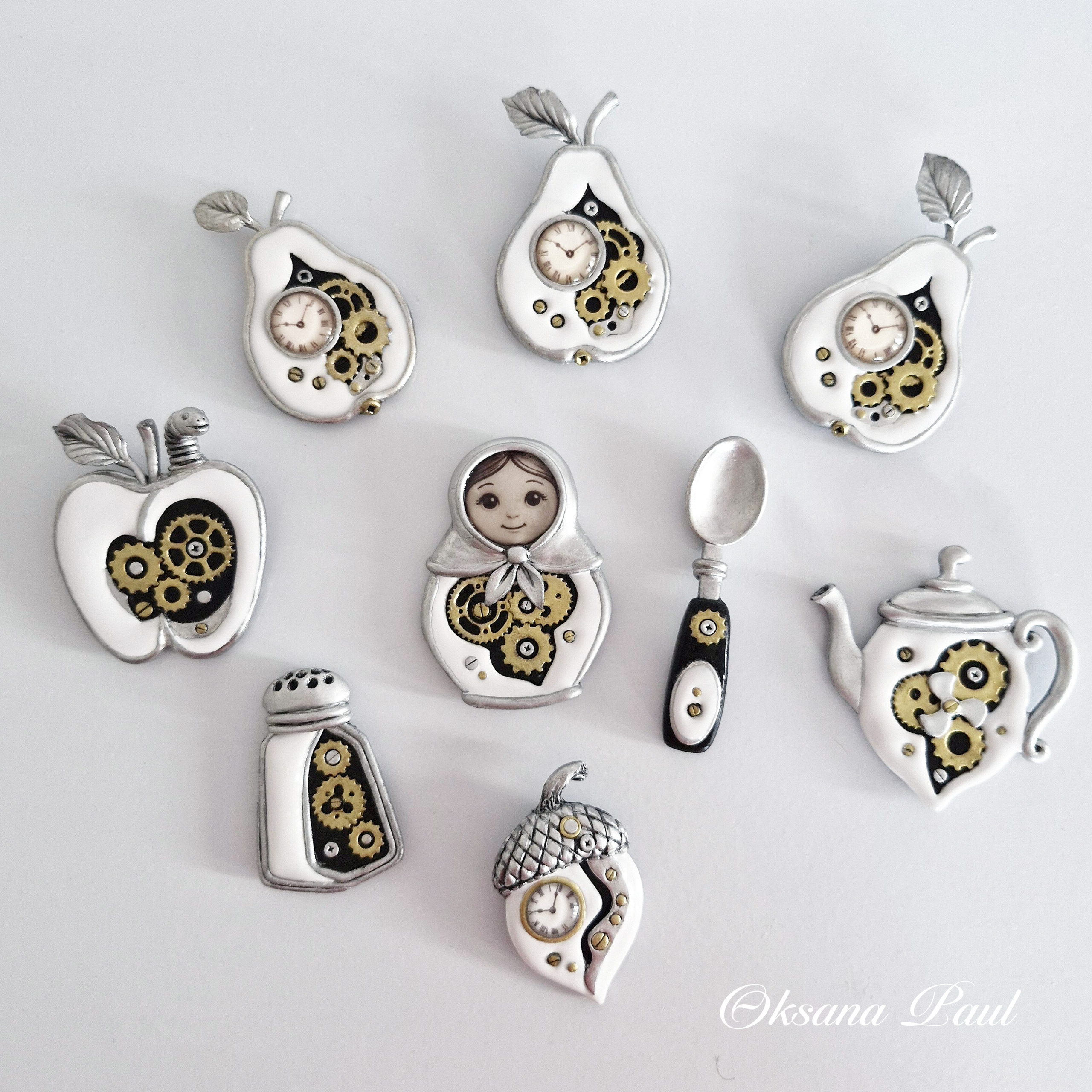 Стимпанк будущего / Steampunk der Zukunft ➜. Oksana Paul-Gardinen-Design Oksana Paul ✧ Art of Gardinen & Textile Design ✧ Polymer Clay Art & Handmade Creatures