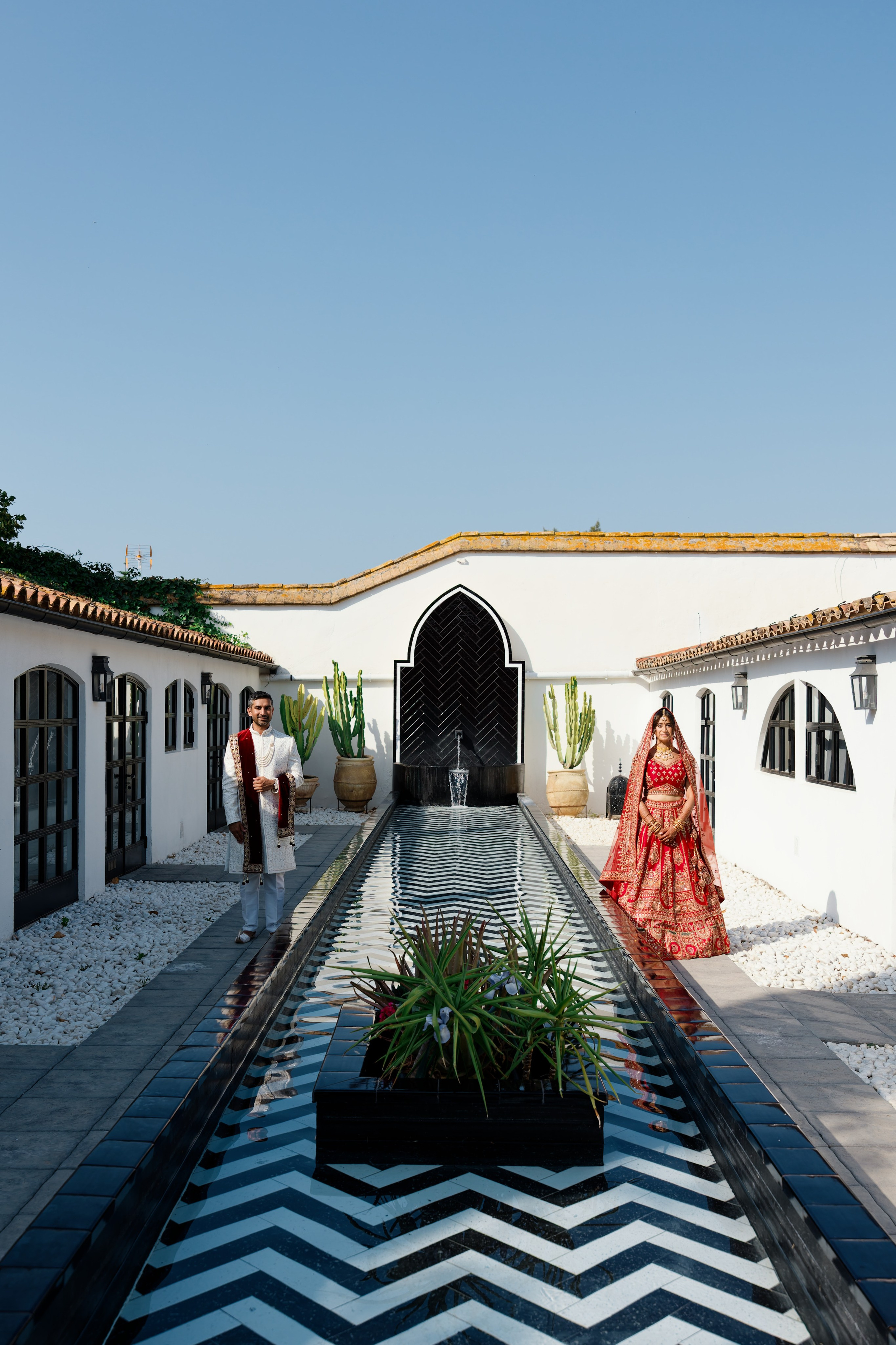 Indian wedding at Gran Villa Rosa, Barcelona