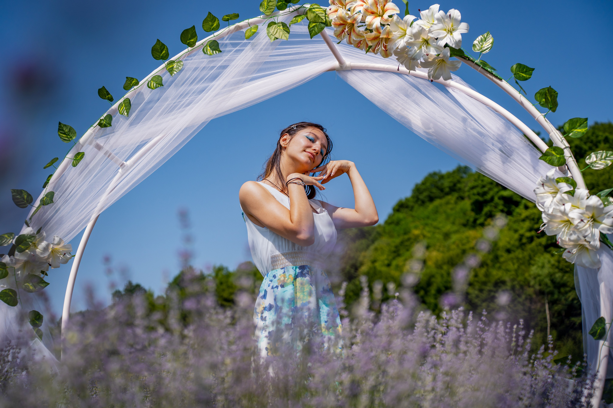 Ședință foto în Lavandă. Mihai Alexandra Events
