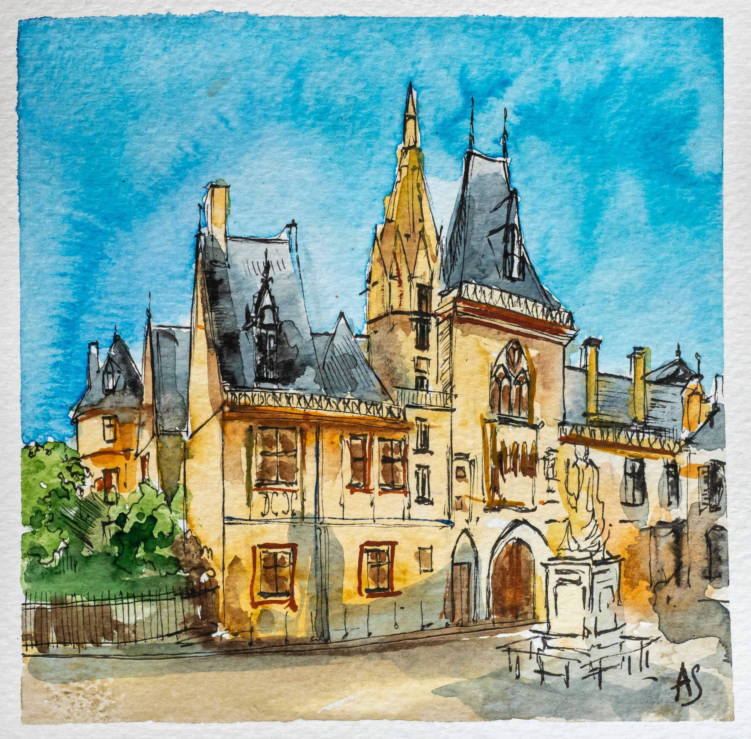 Urban views. Angelina Sorokopud. Artist in Strasbourg