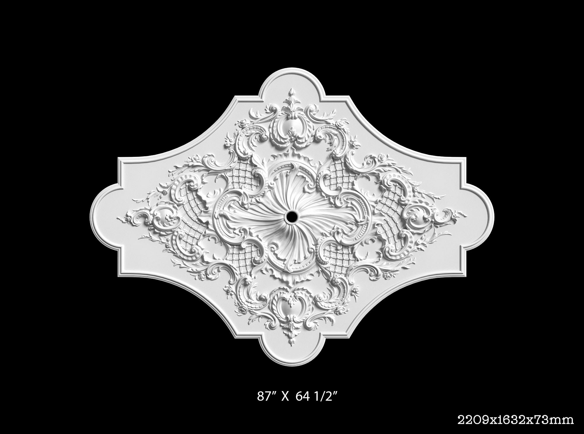 Medallions. Plaster molding