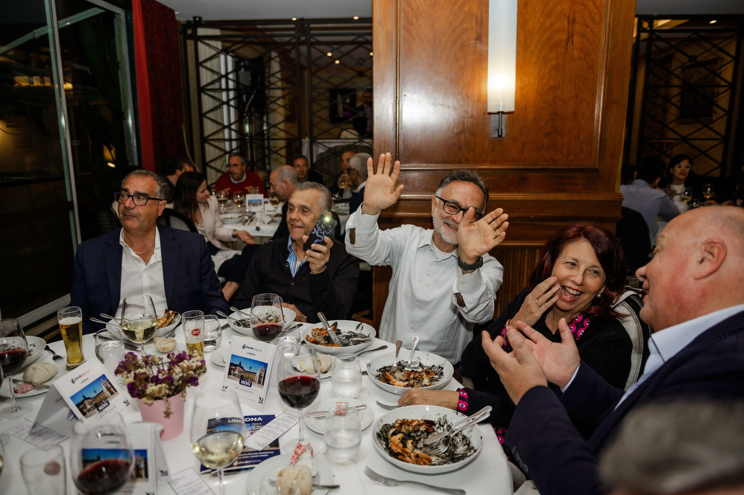 Corporate party at the restaurant — Pharma. Ваш фотограф в Лиссабоне — Анна Белова