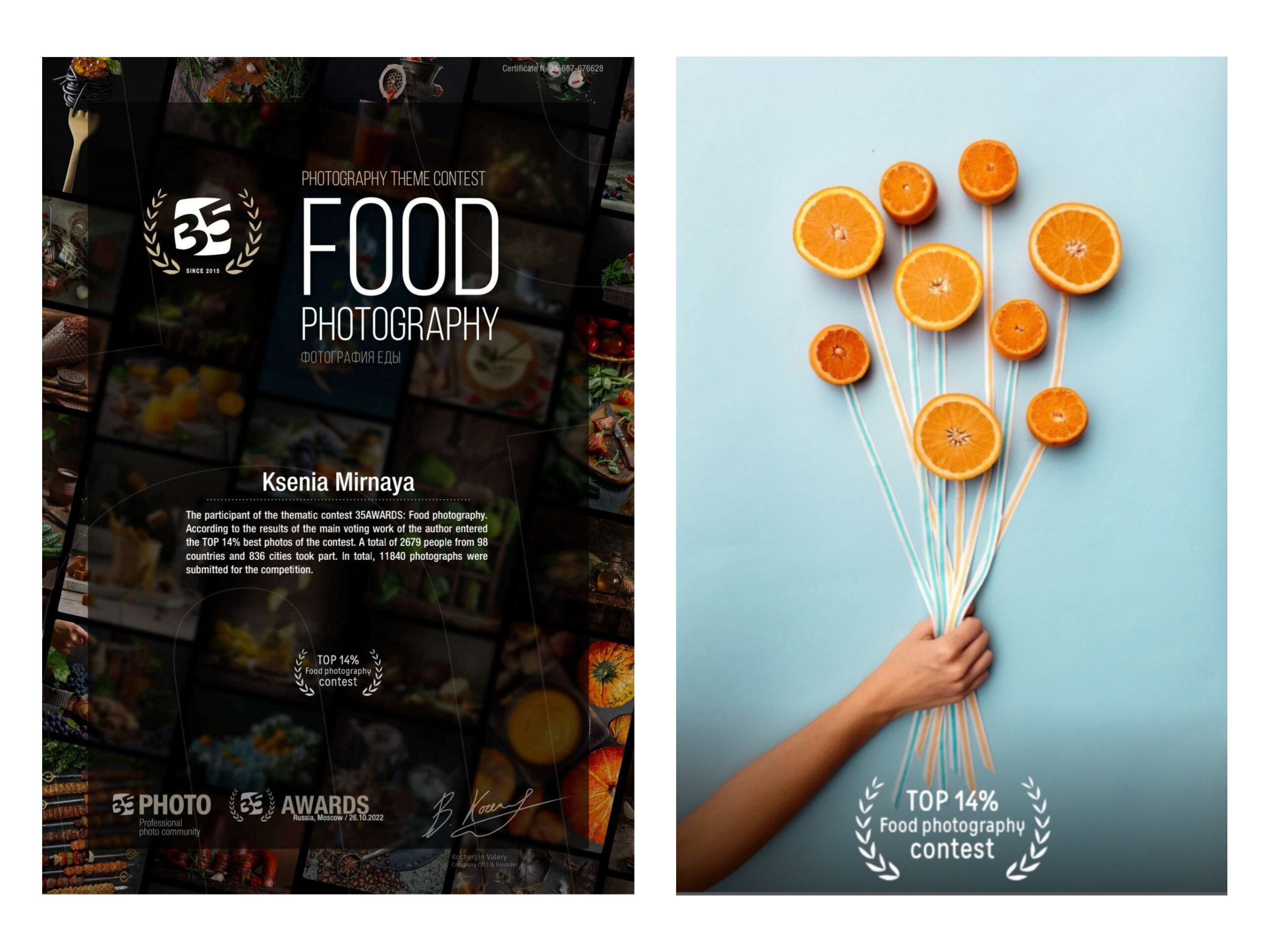 35 Awards. Ксения Мирная — Фотограф, с которым вы напишете вашу историю…