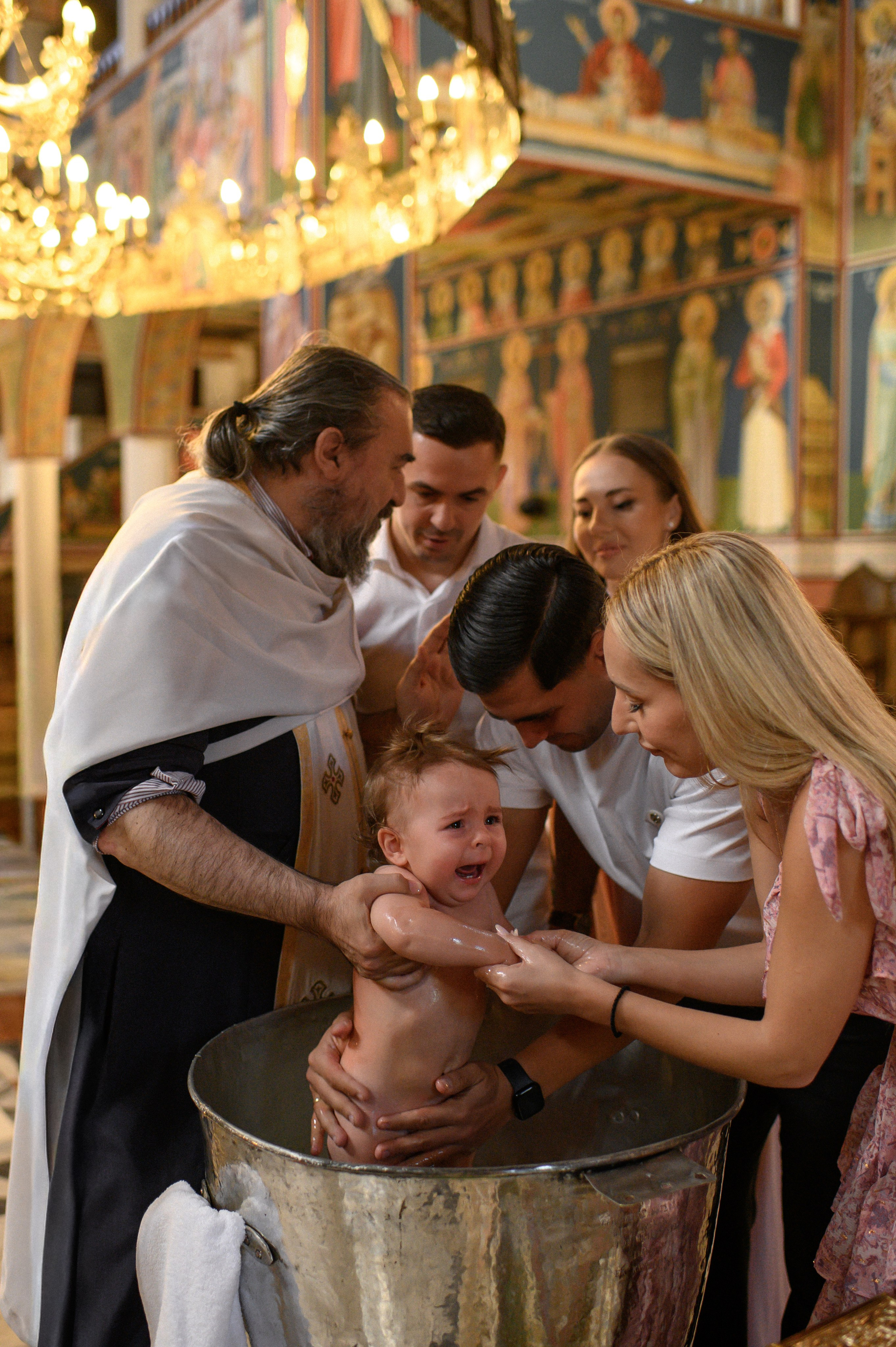 Baptism Aleksandra-Olivia. Family, children, portrait, and event photography in Thessaloniki