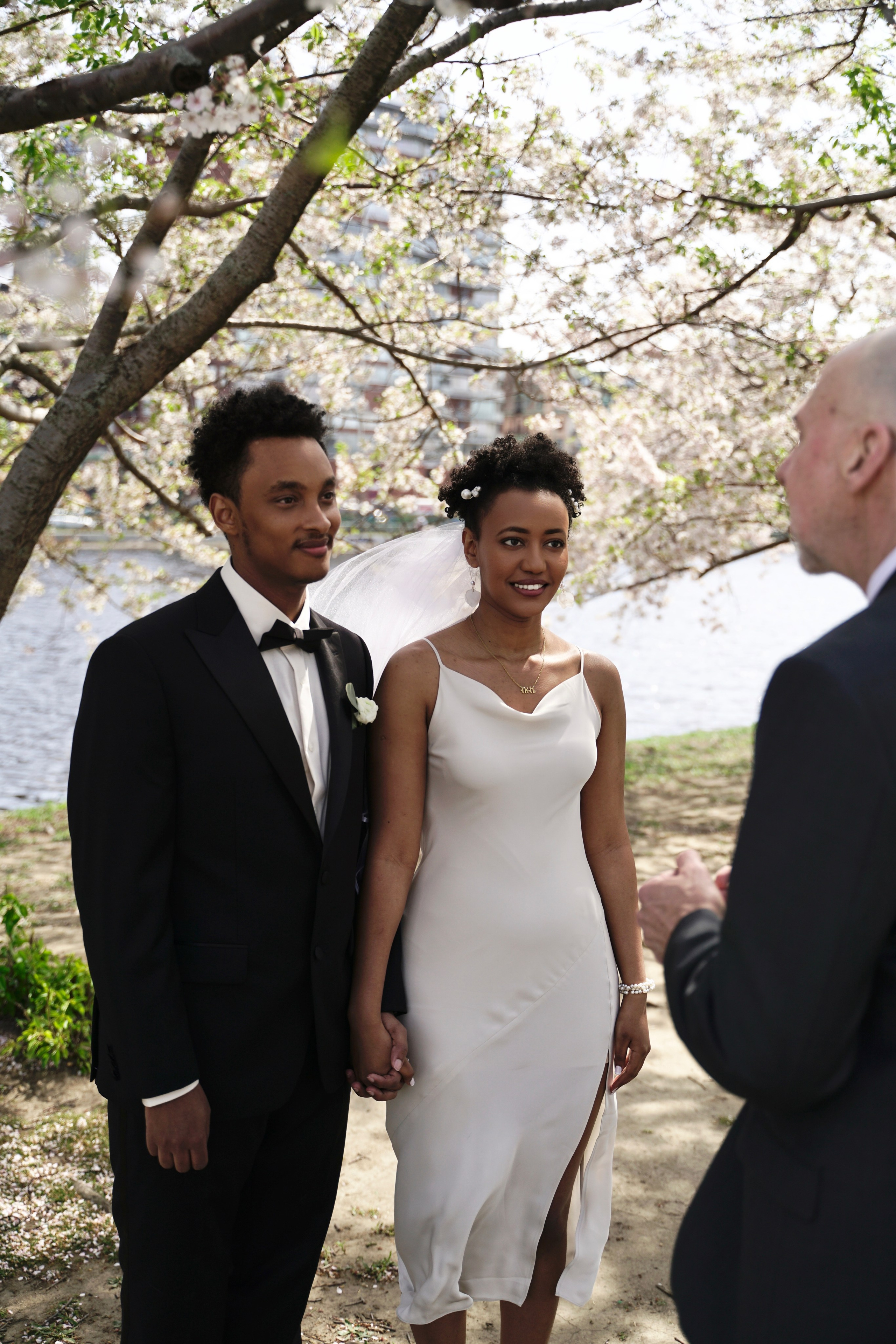 Sosina and Aaron at Charles river Esplanade. Stefanovich Photography | Boston, MA