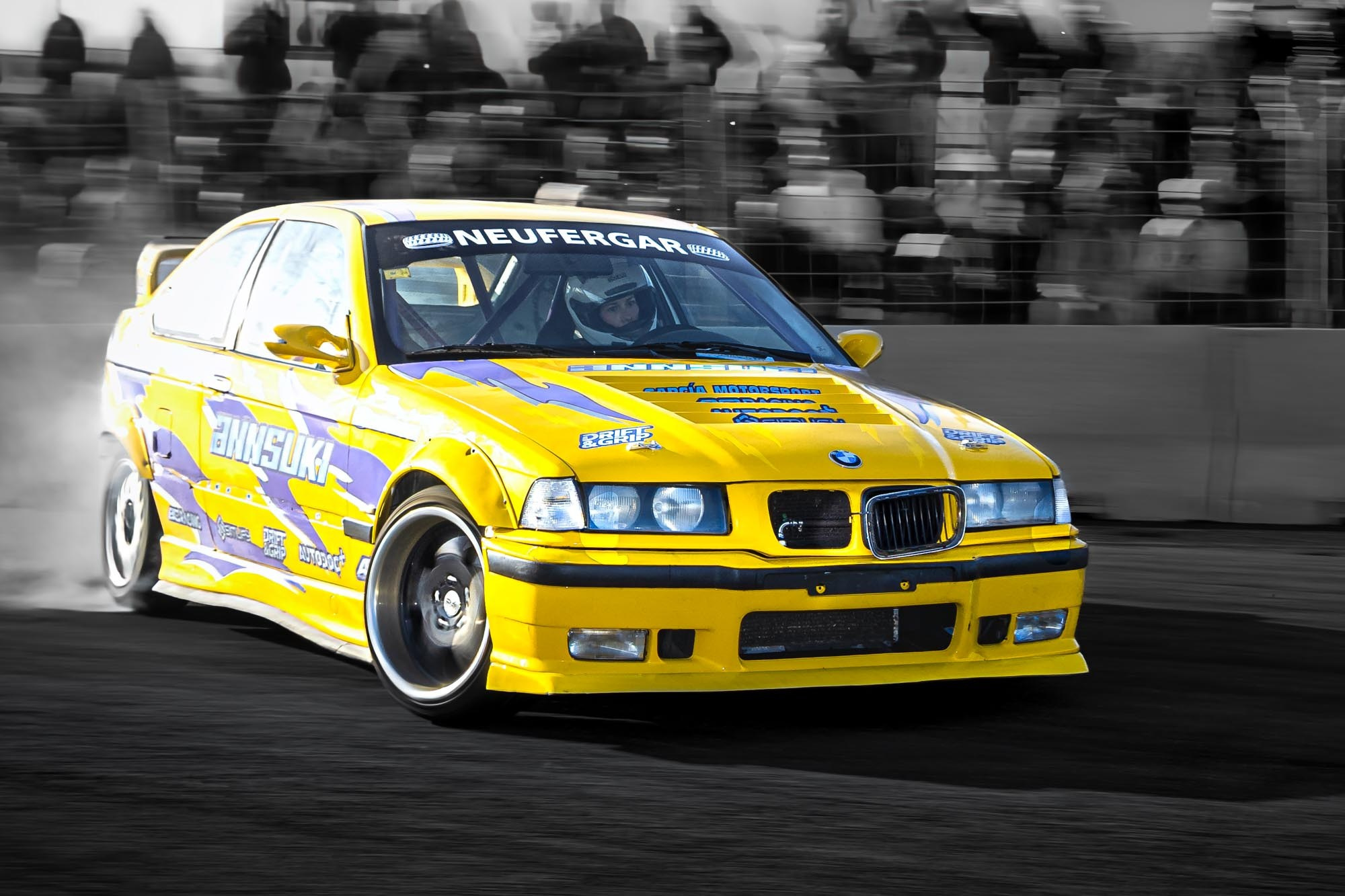 Drift. Deporte de captura de motor