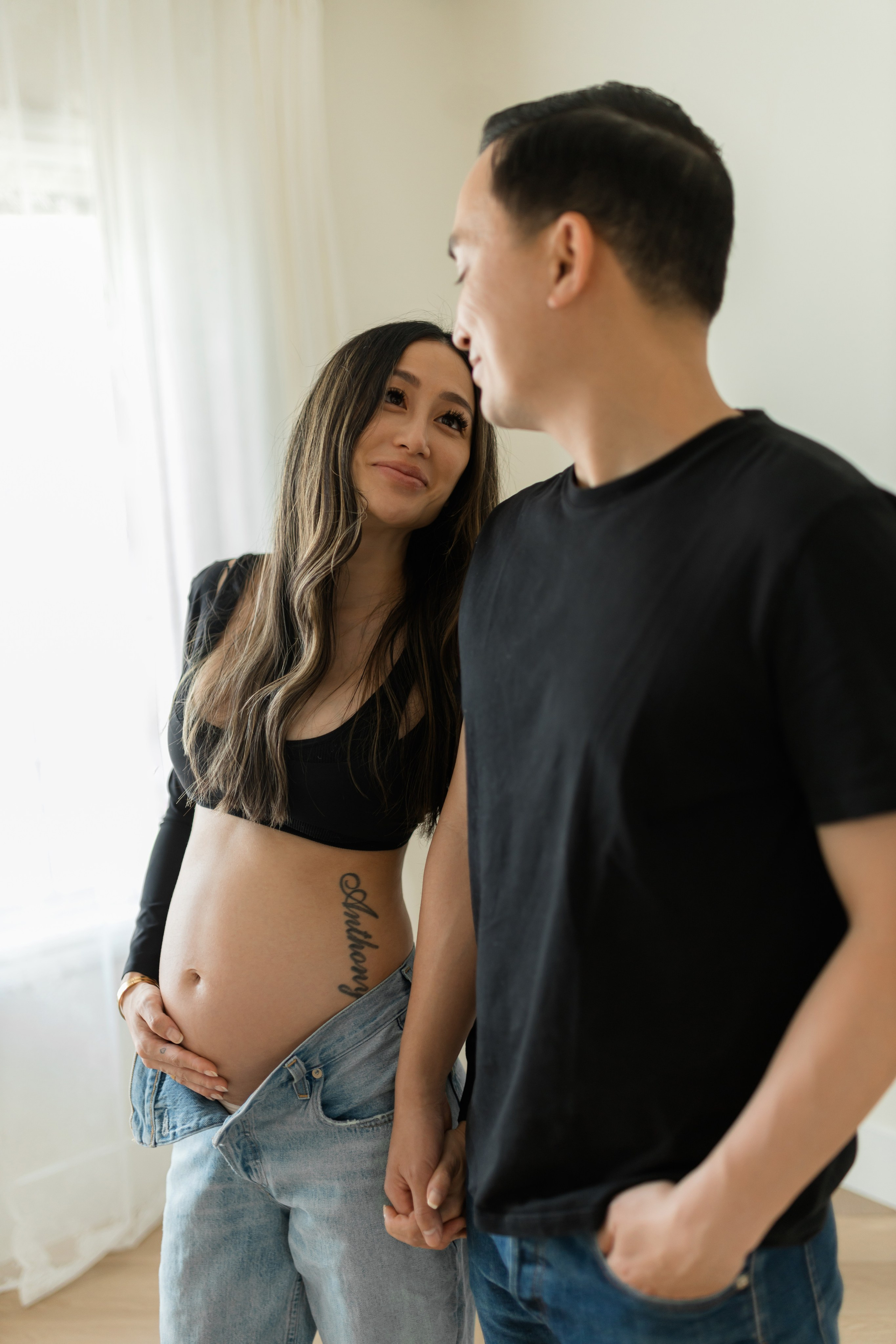 Photo Studio Maternity Shoot. Maternity, newborn photographer in the Bay Area|Iryna Rakivnenko