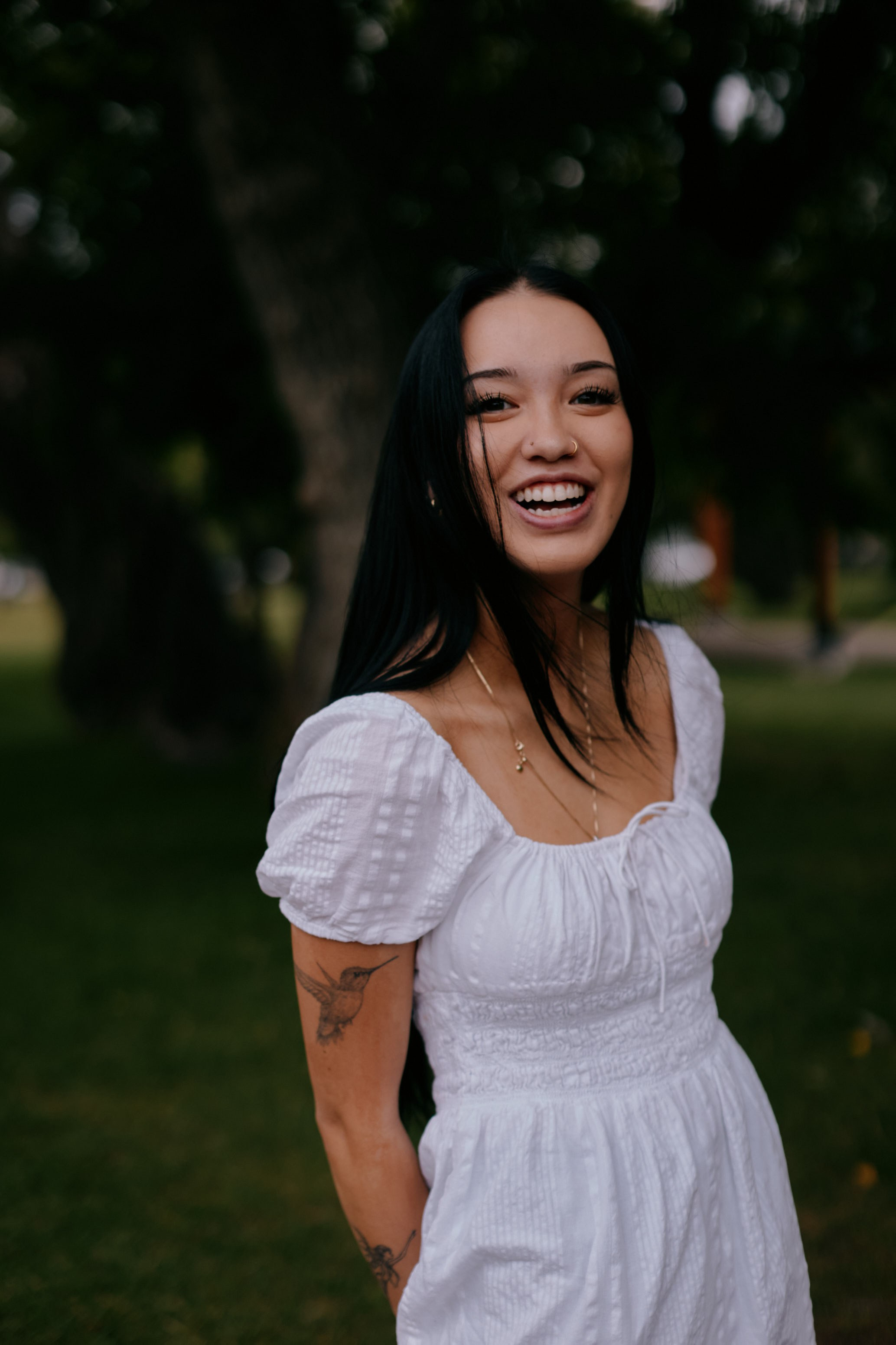 Portrait Photoshoot in Riley Park Calgary | Casual White Dress & Cowboy Boots. Location131 | Vancouver Photographer for Fashion, Portraits, Events and More Across Canada| YVR — Vlad Li