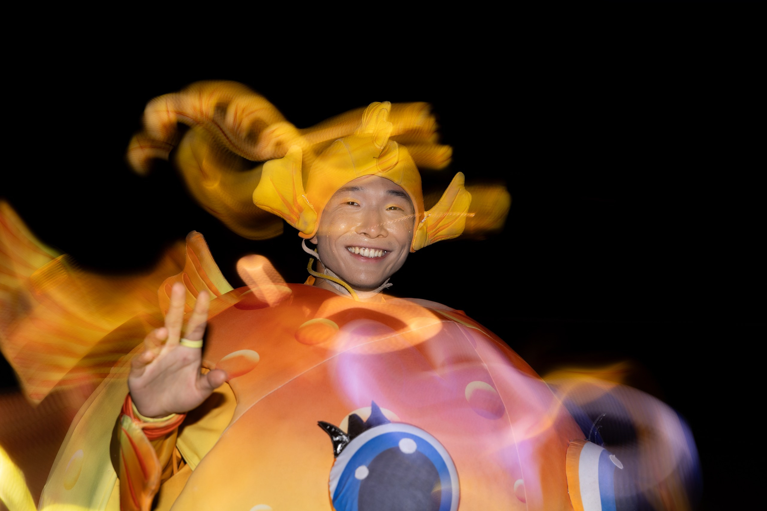 Ночной парад freezlight